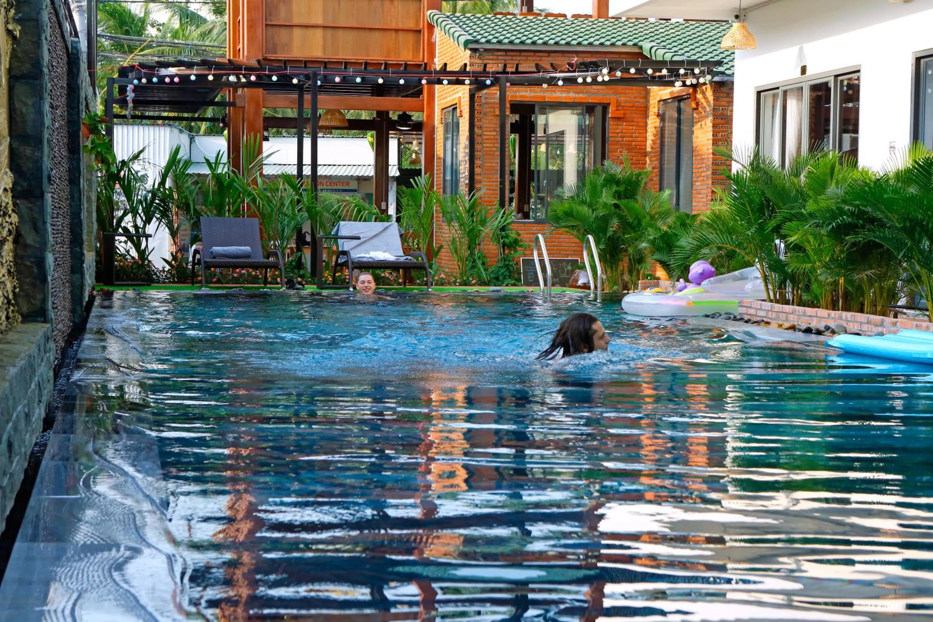 Swimming pool in Aurora House