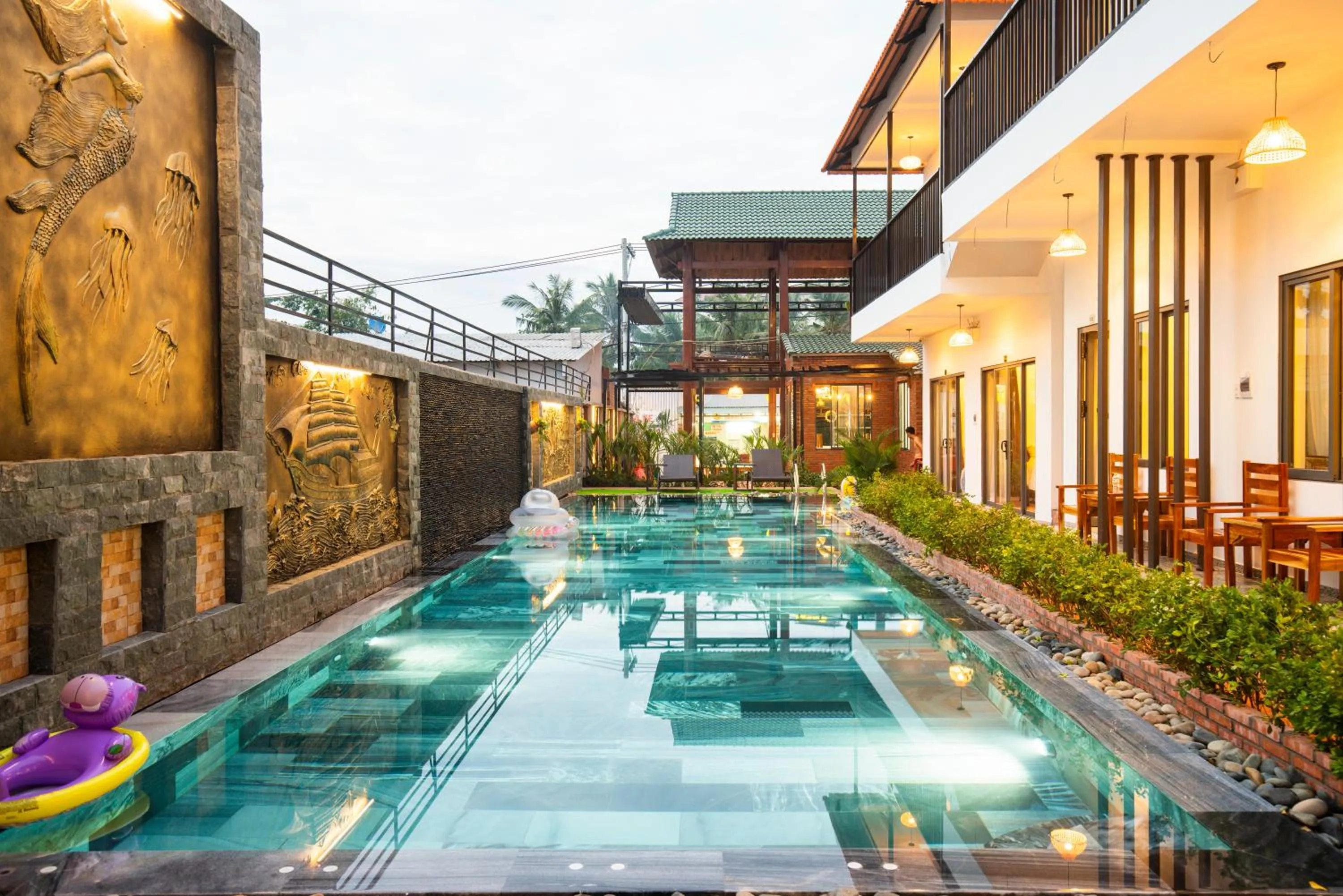 Swimming pool in Aurora House