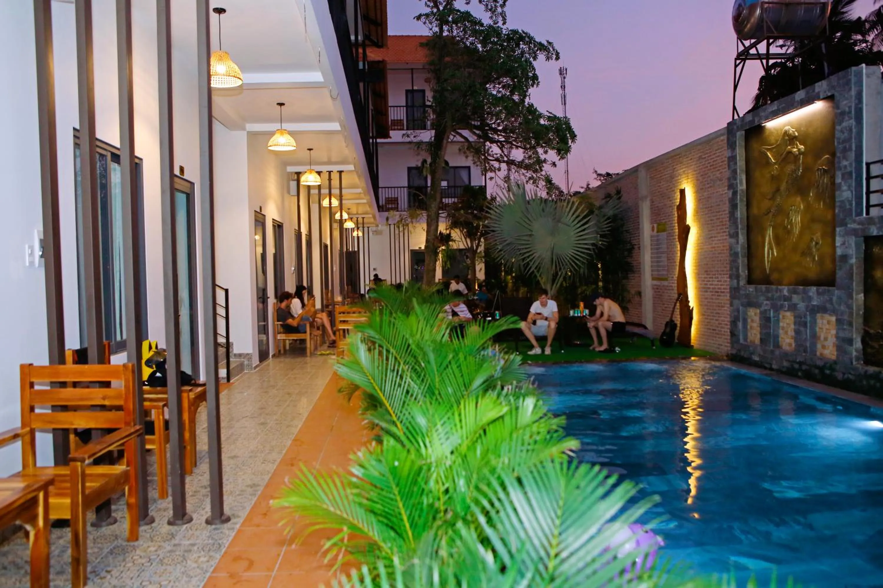 Swimming pool in Aurora House