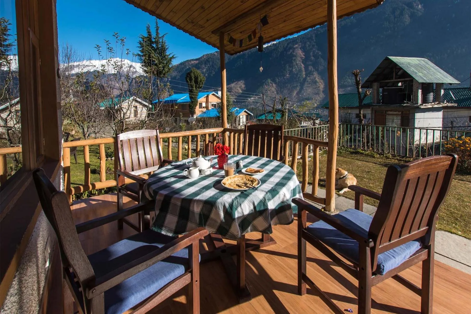 Seating area in StayVista at Jodhpur House - 3 BR Pet friendly Villa amidst Apple, Pear and Cherry Orchards in Manali