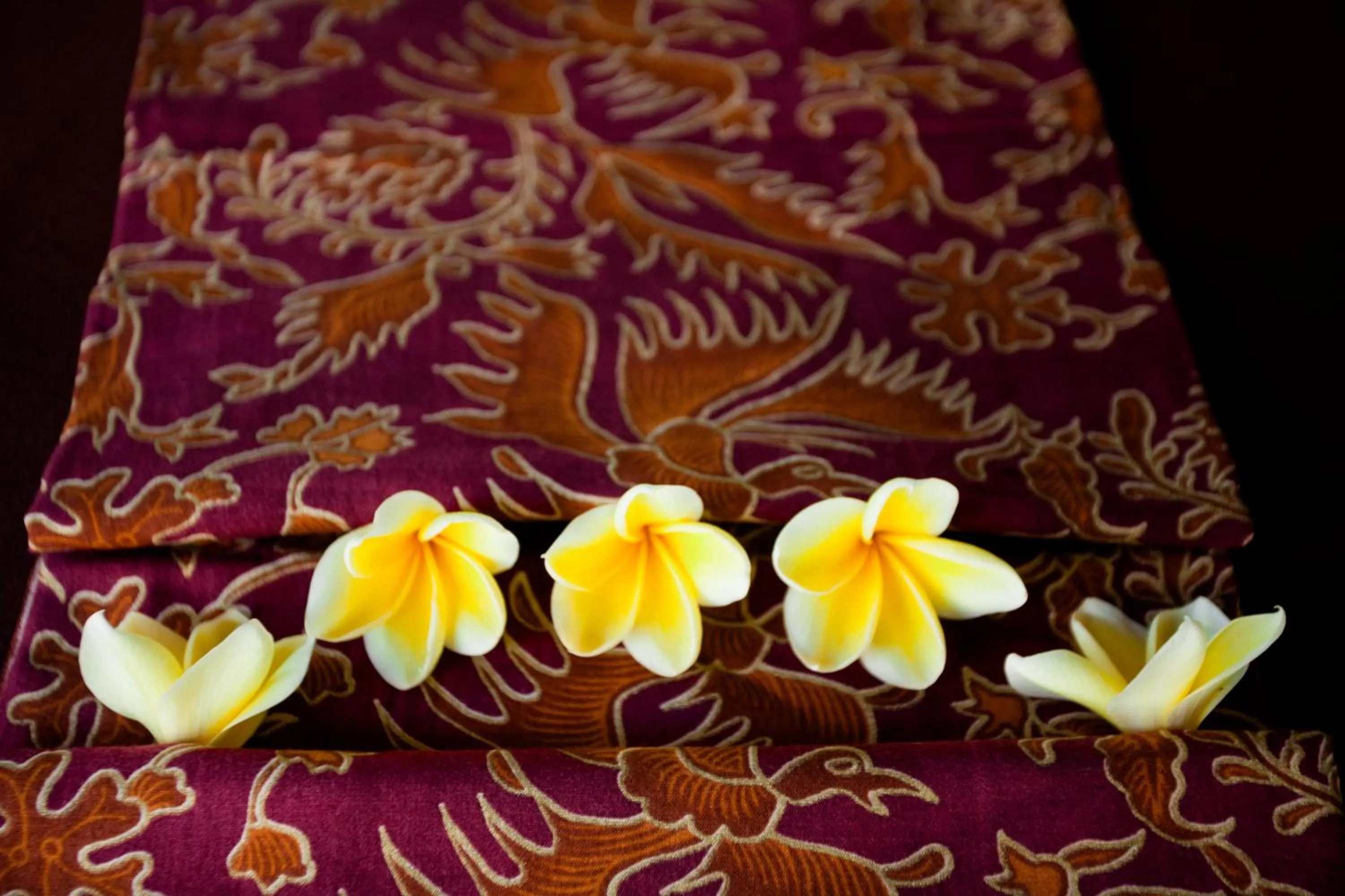 Decorative detail in D'sawah Villa