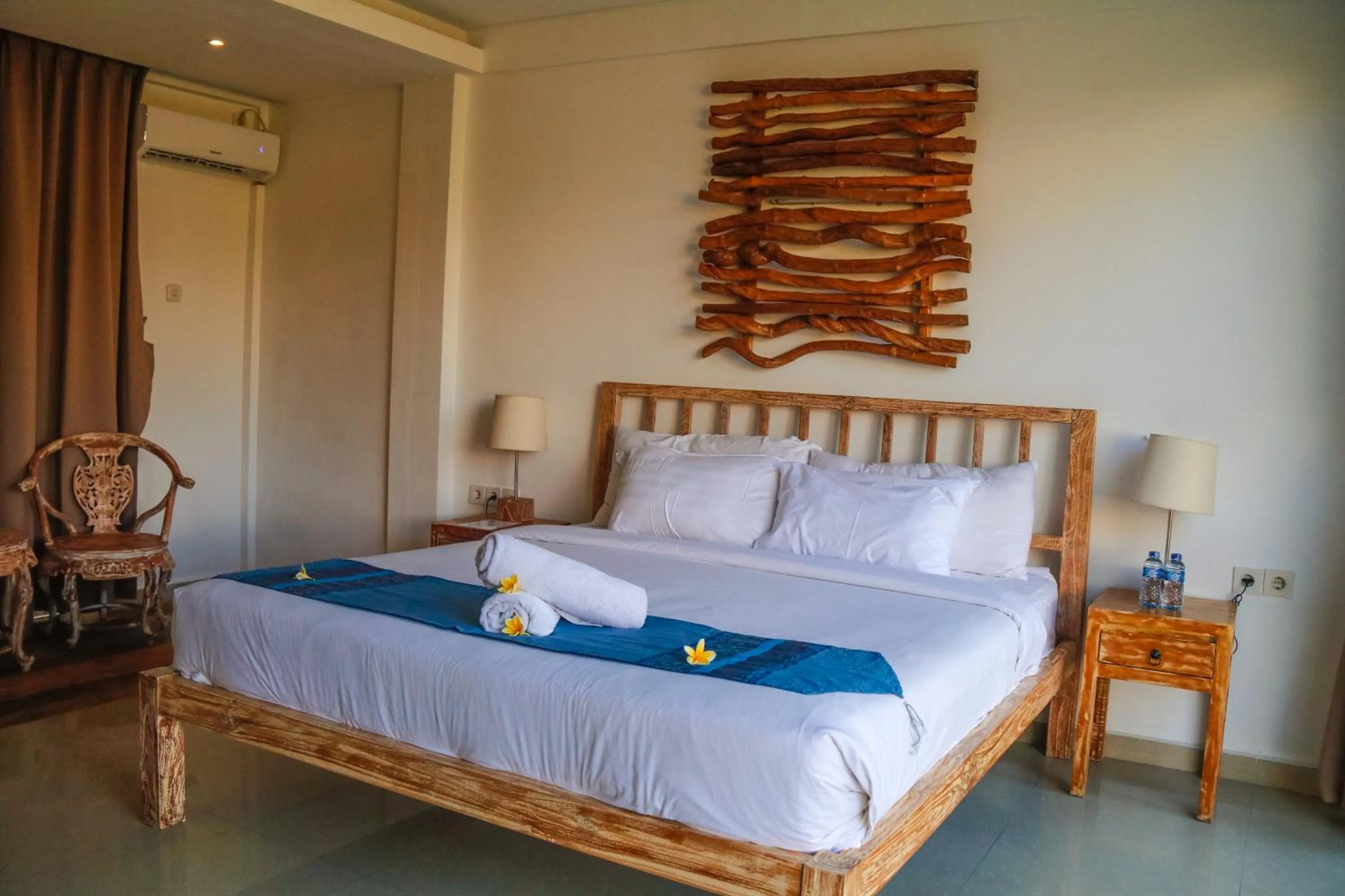 Bed in D'sawah Villa