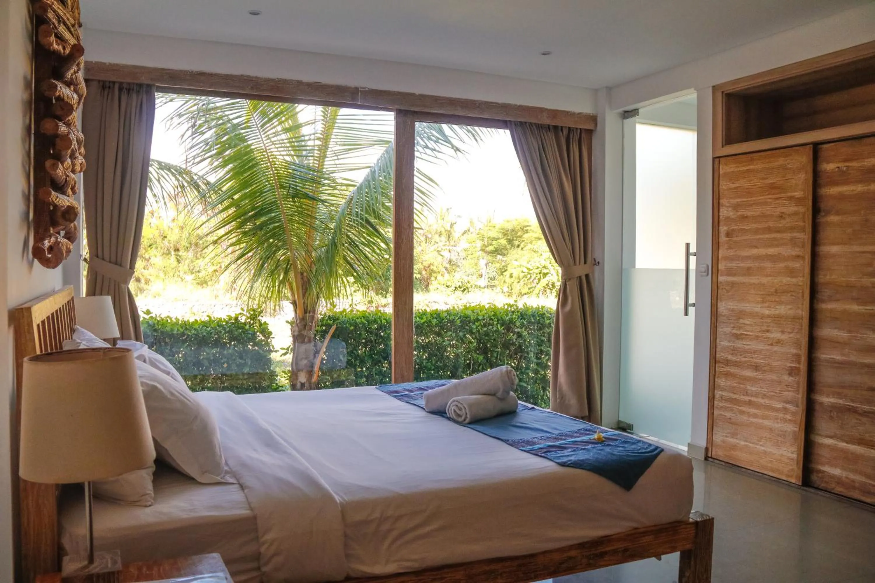 Bed in D'sawah Villa