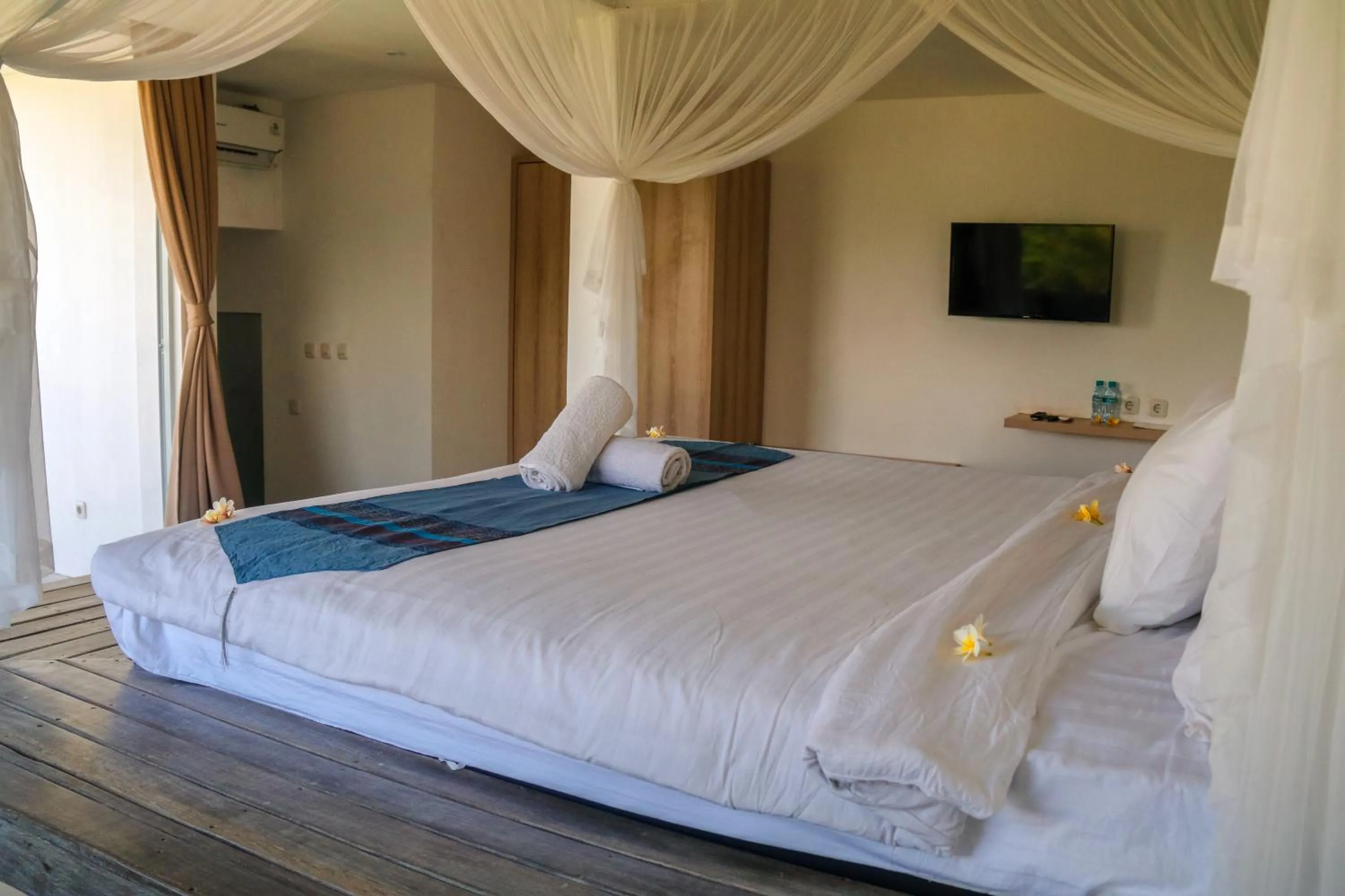 Bed in D'sawah Villa