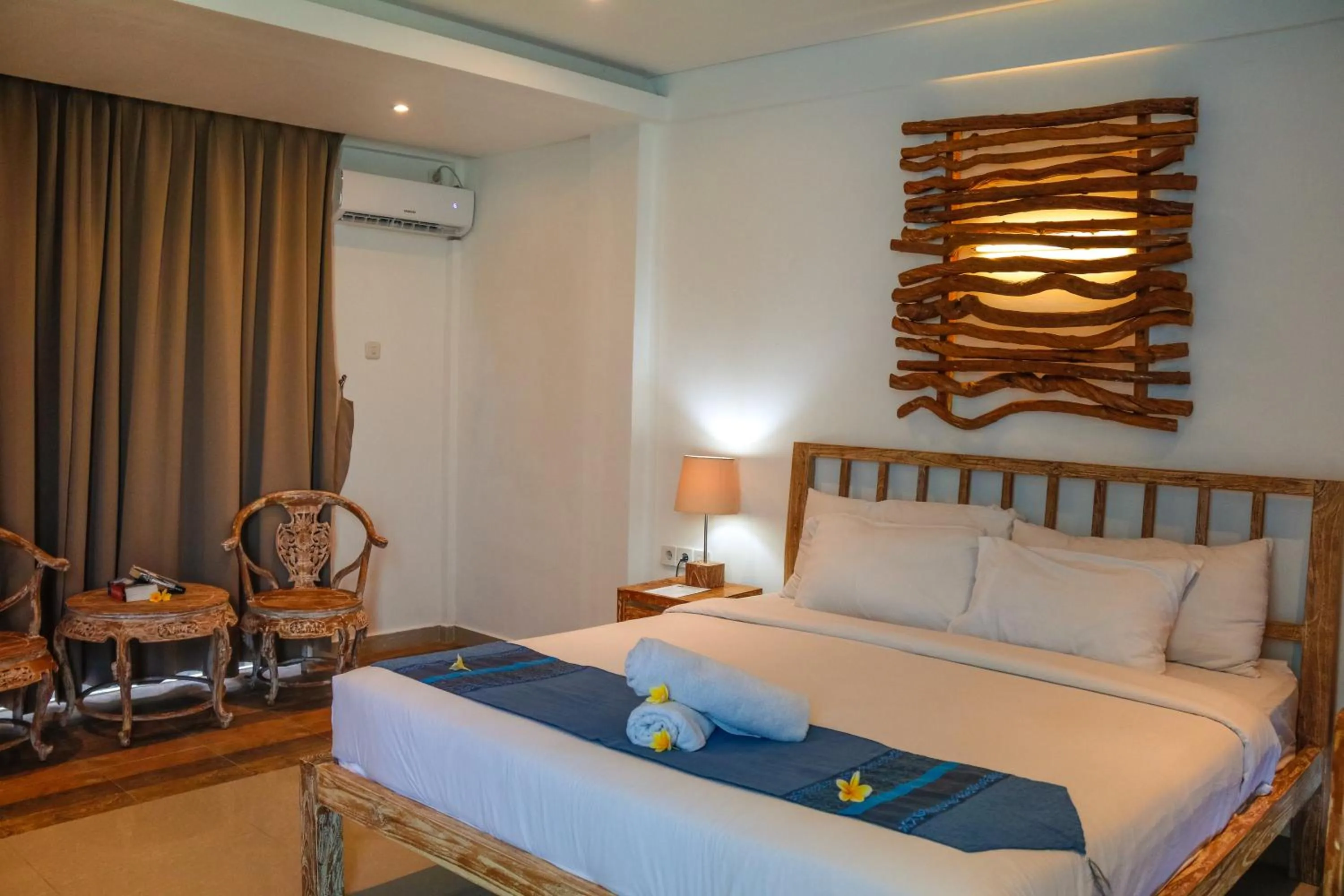 Bed in D'sawah Villa