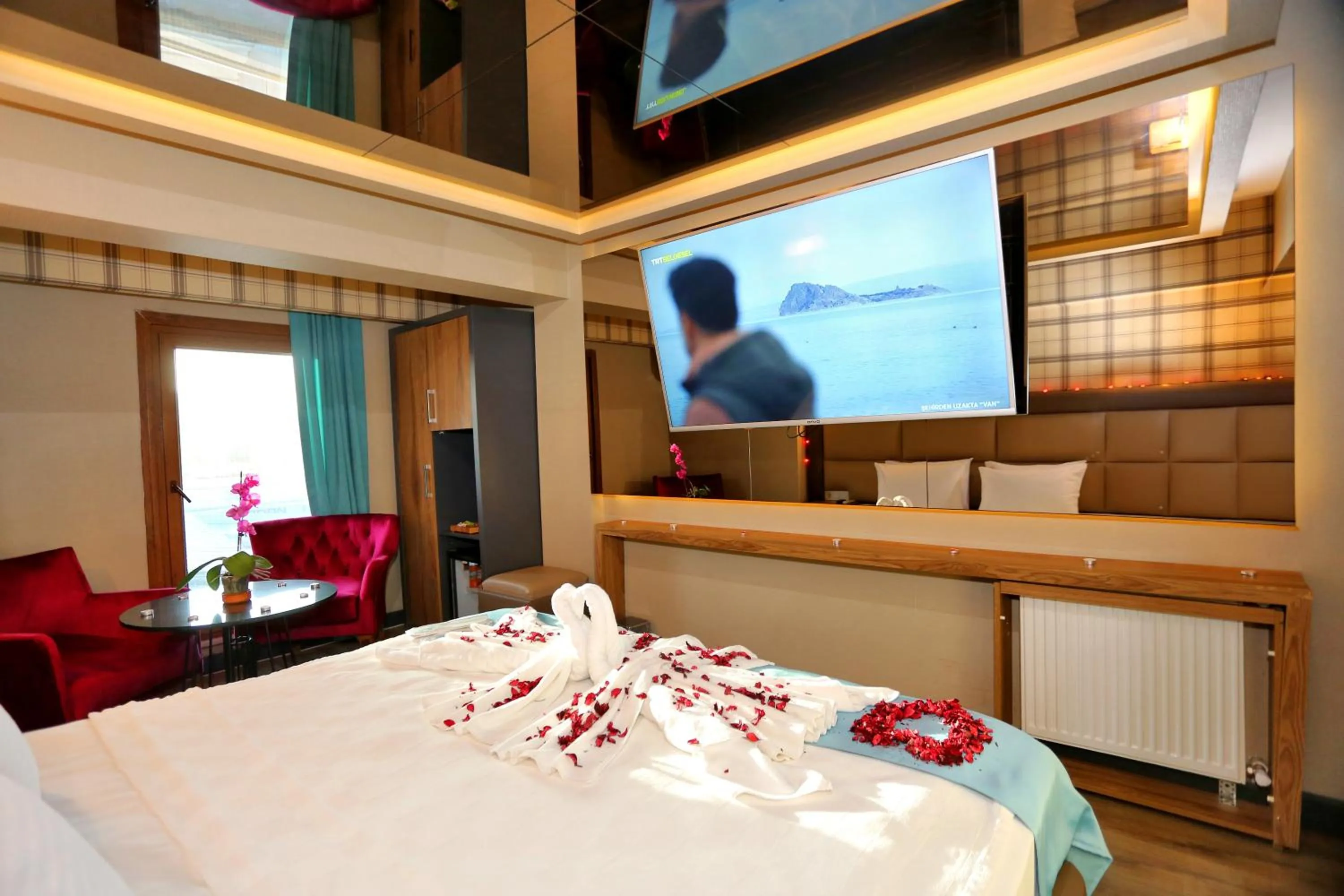 Bed in Turkuaz Hotel