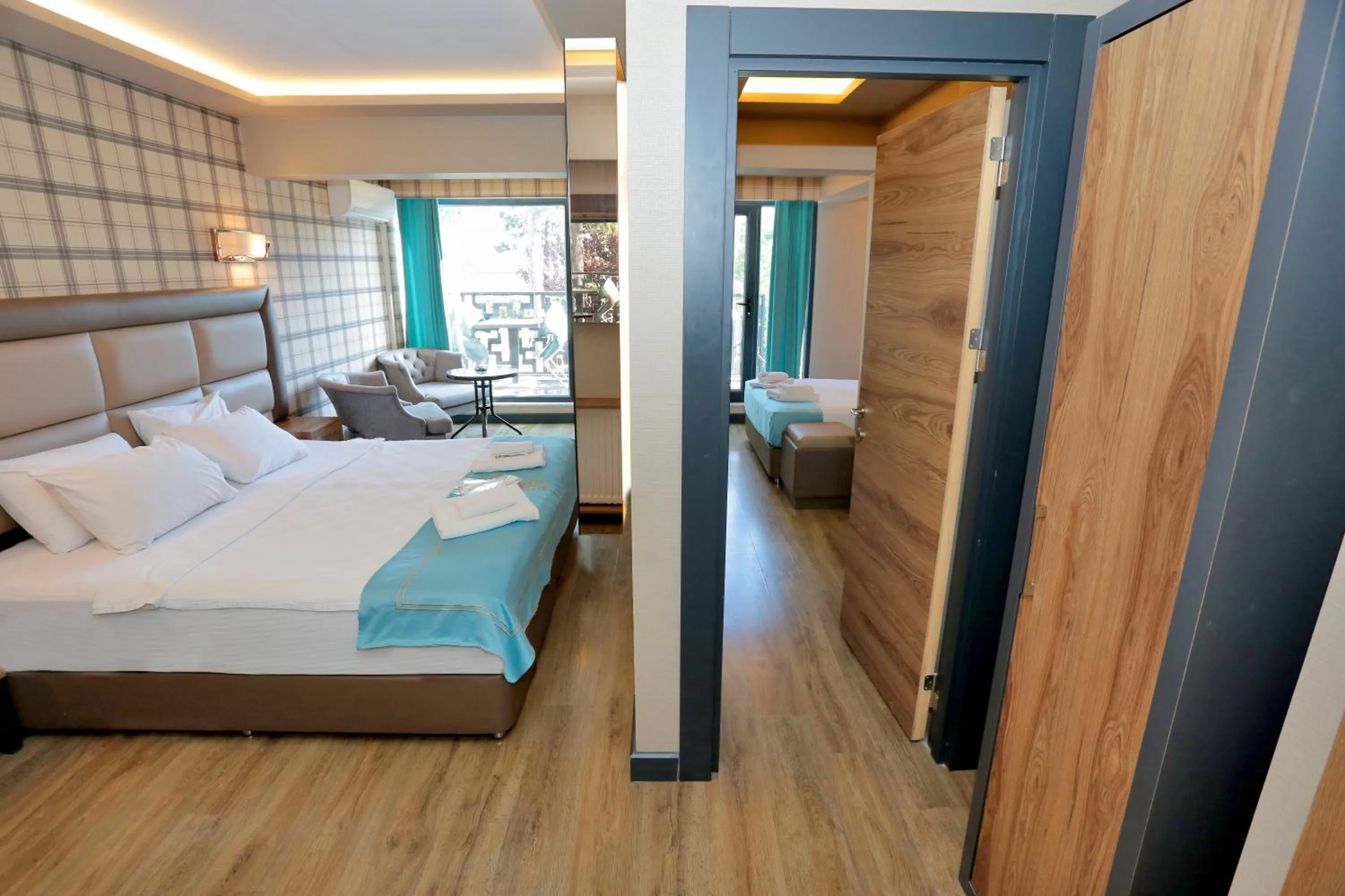 Photo of the whole room, Bed in Turkuaz Hotel