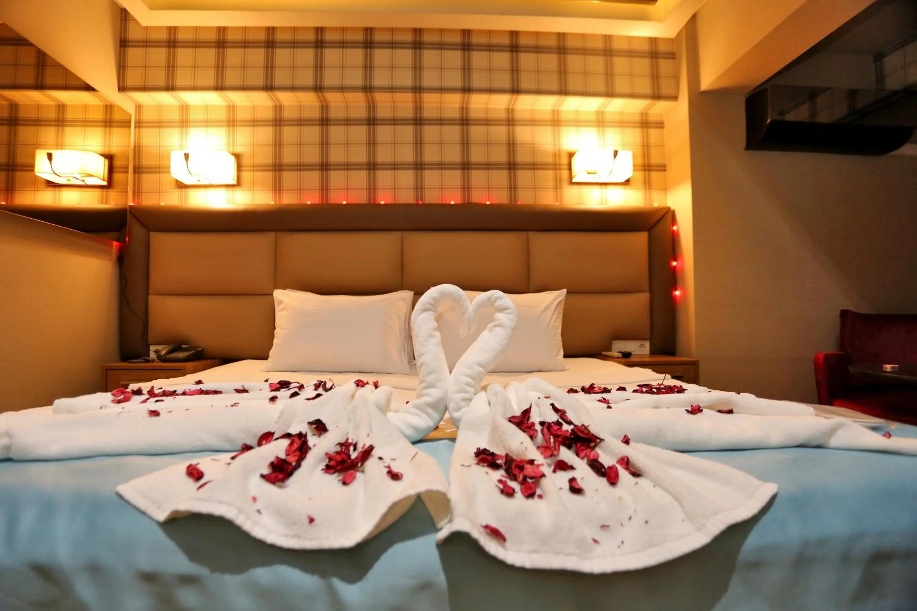 Bed in Turkuaz Hotel