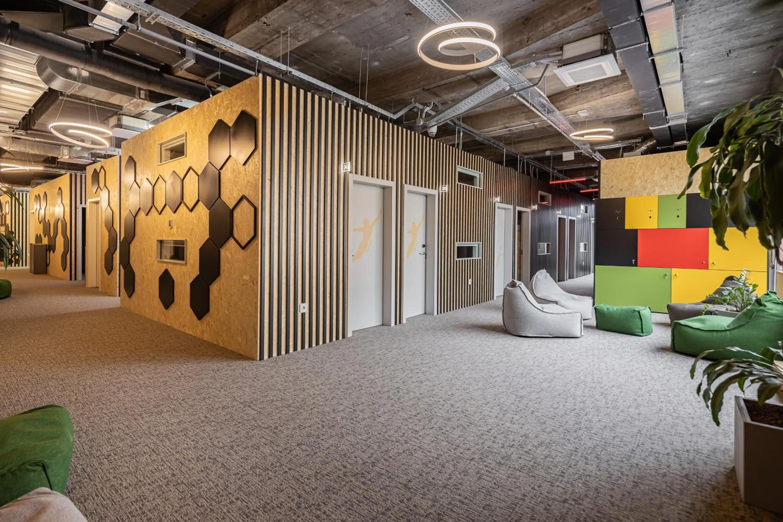 Seating area in ibis Styles Ljubljana The Fuzzy Log