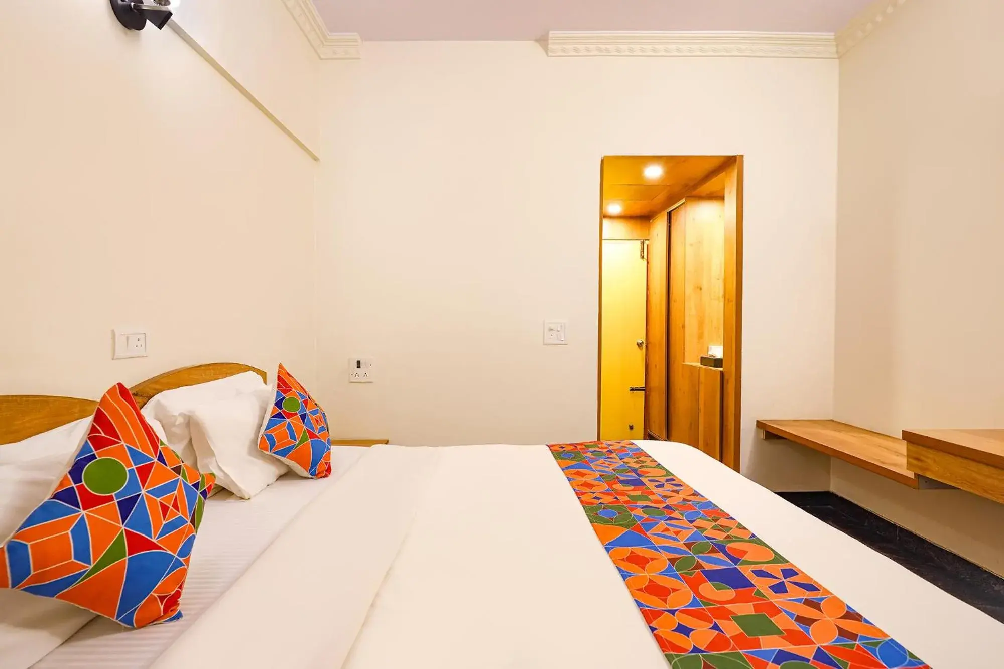 Bed in FabHotel Spiro Grand Bed in FabHotel Spiro Grand