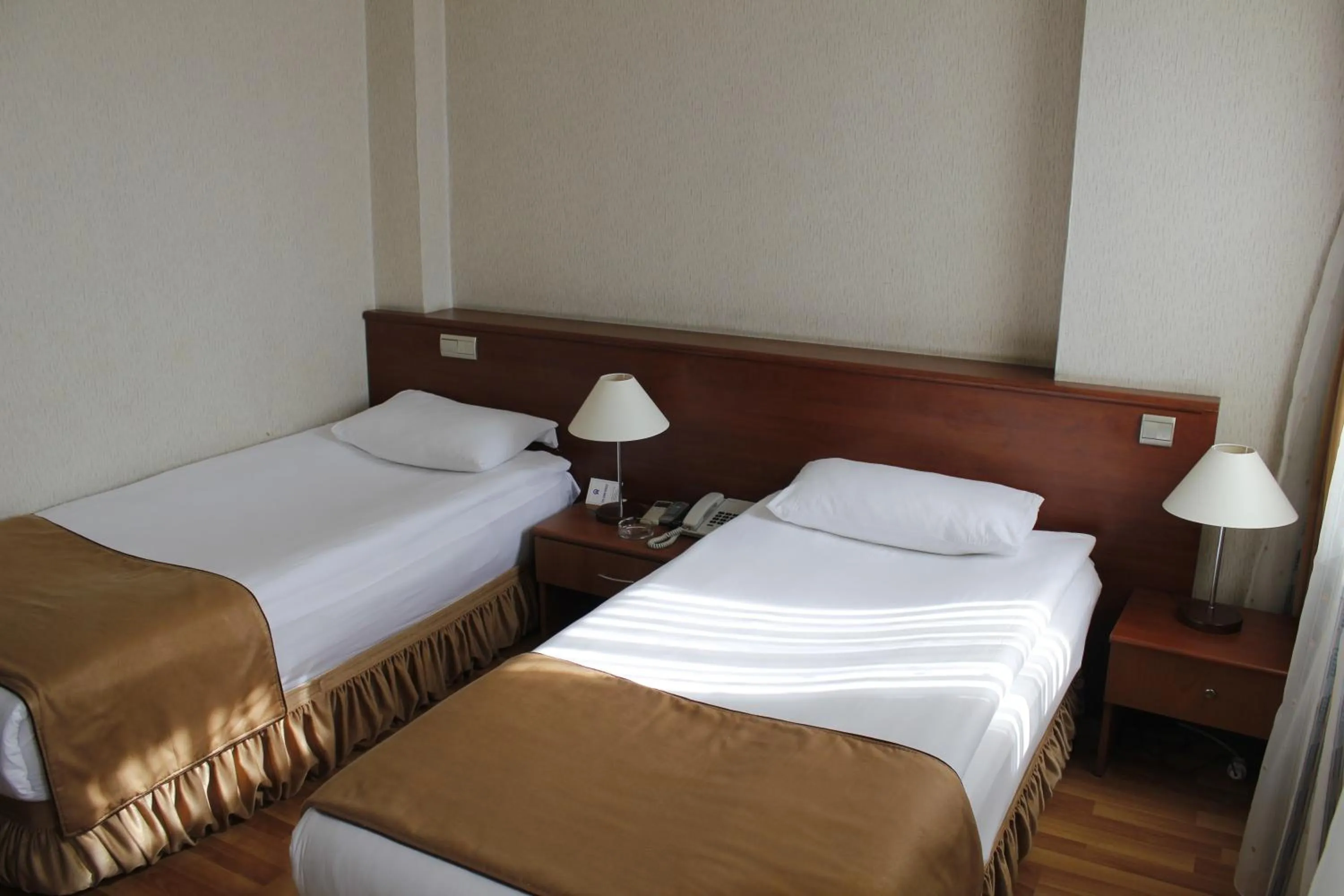Bed in Saban Acikgoz Hotel