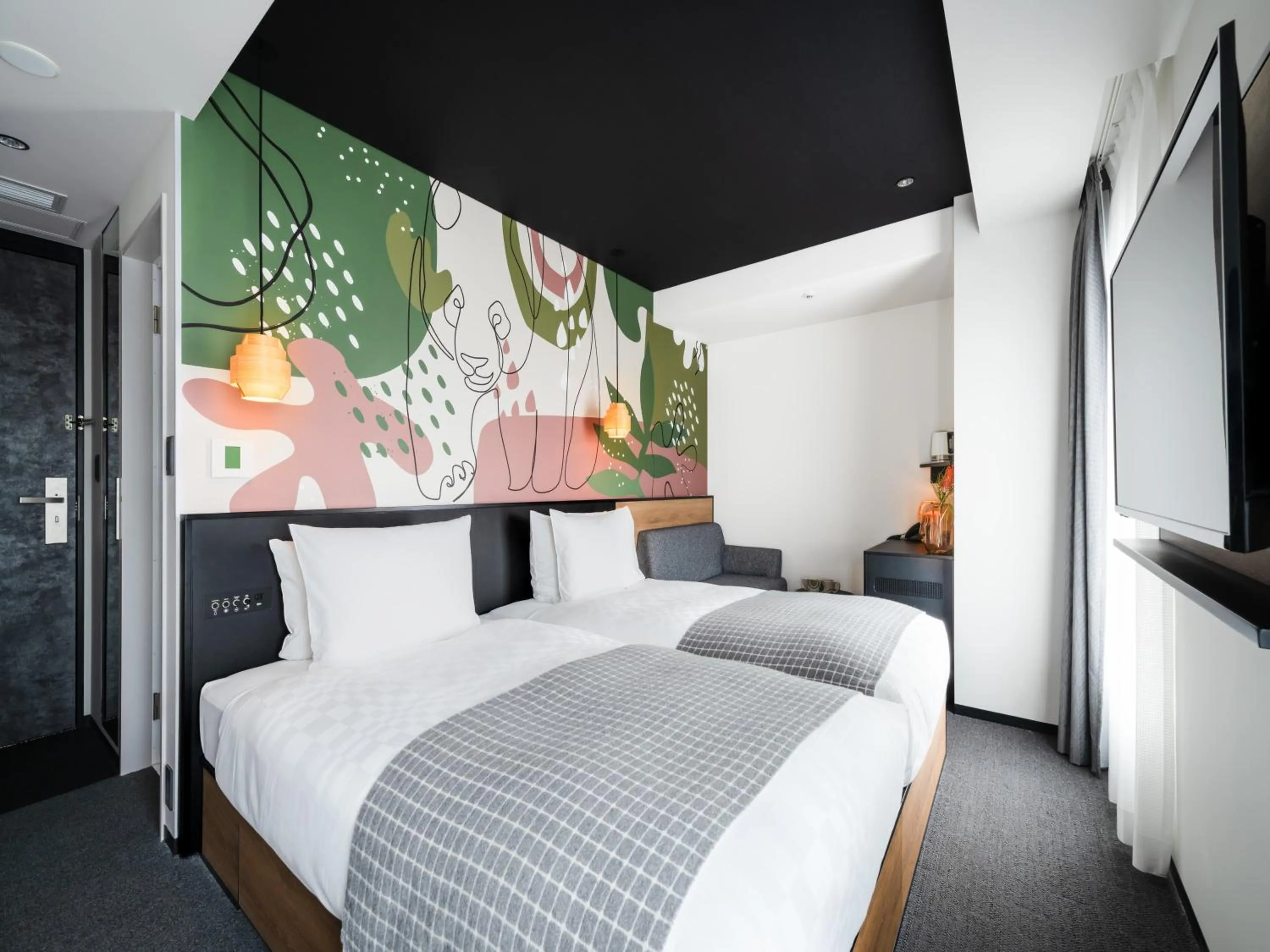 Bed in Hotel Resol Ueno