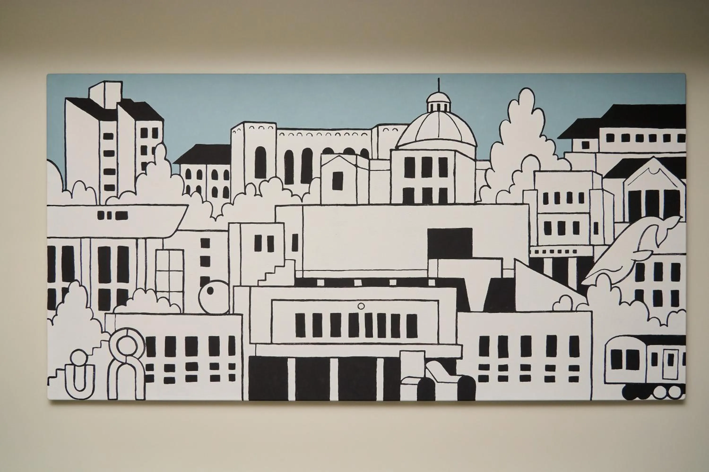 Decorative detail in Hotel Resol Ueno