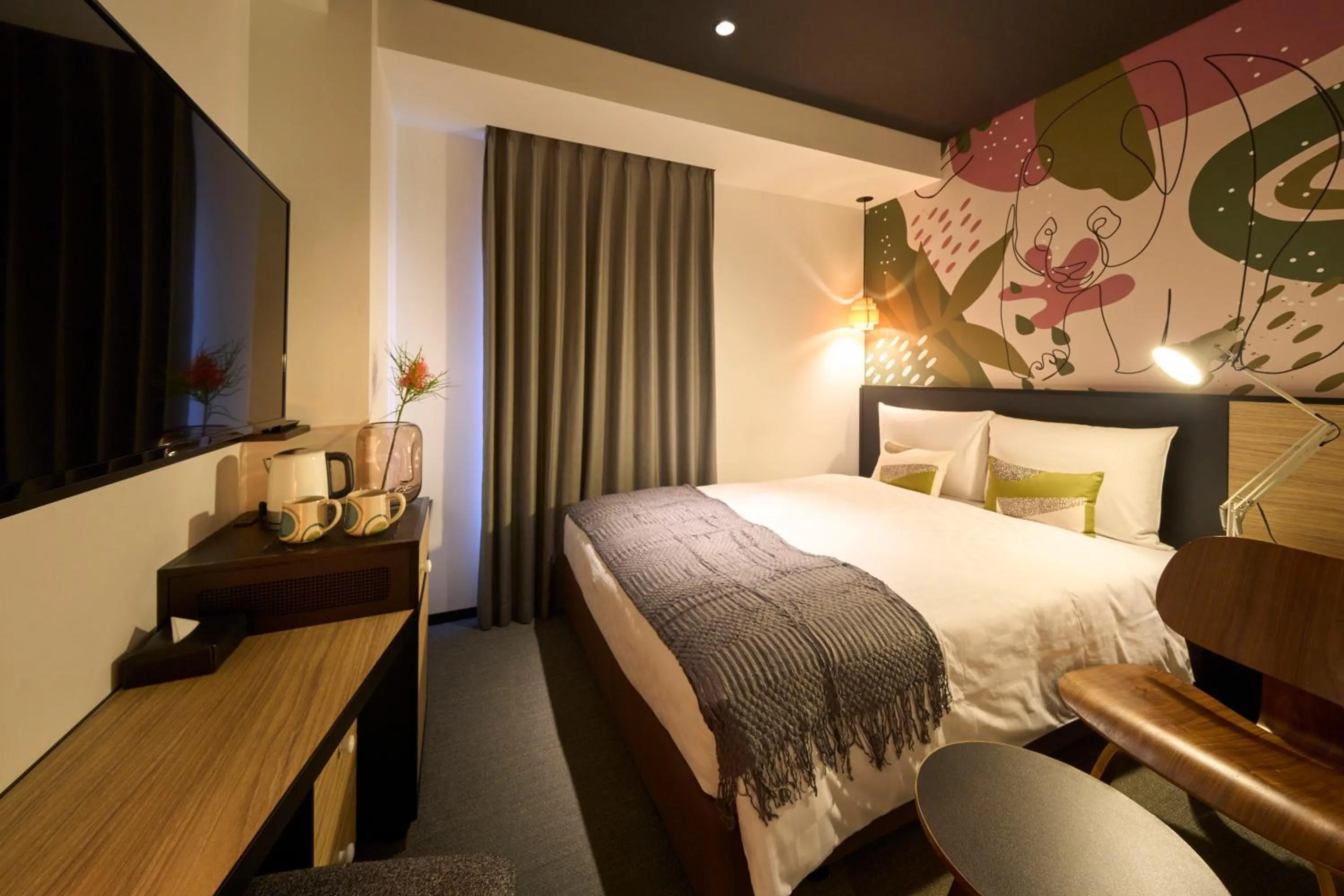 Bed in Hotel Resol Ueno