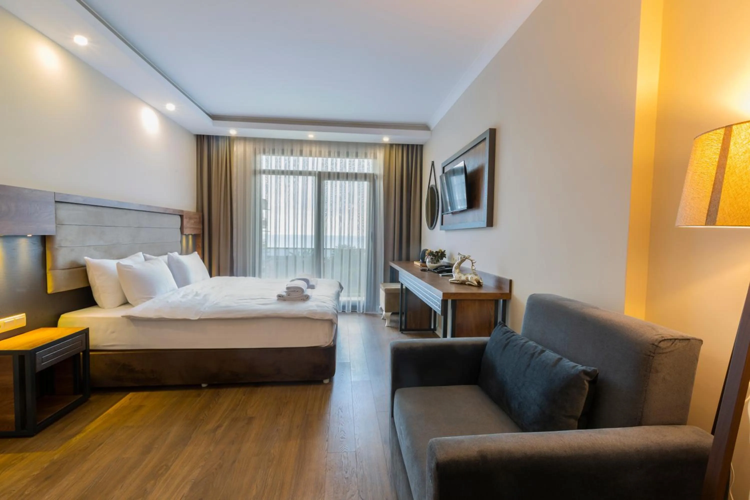 Bed in Misal Hotel Trabzon