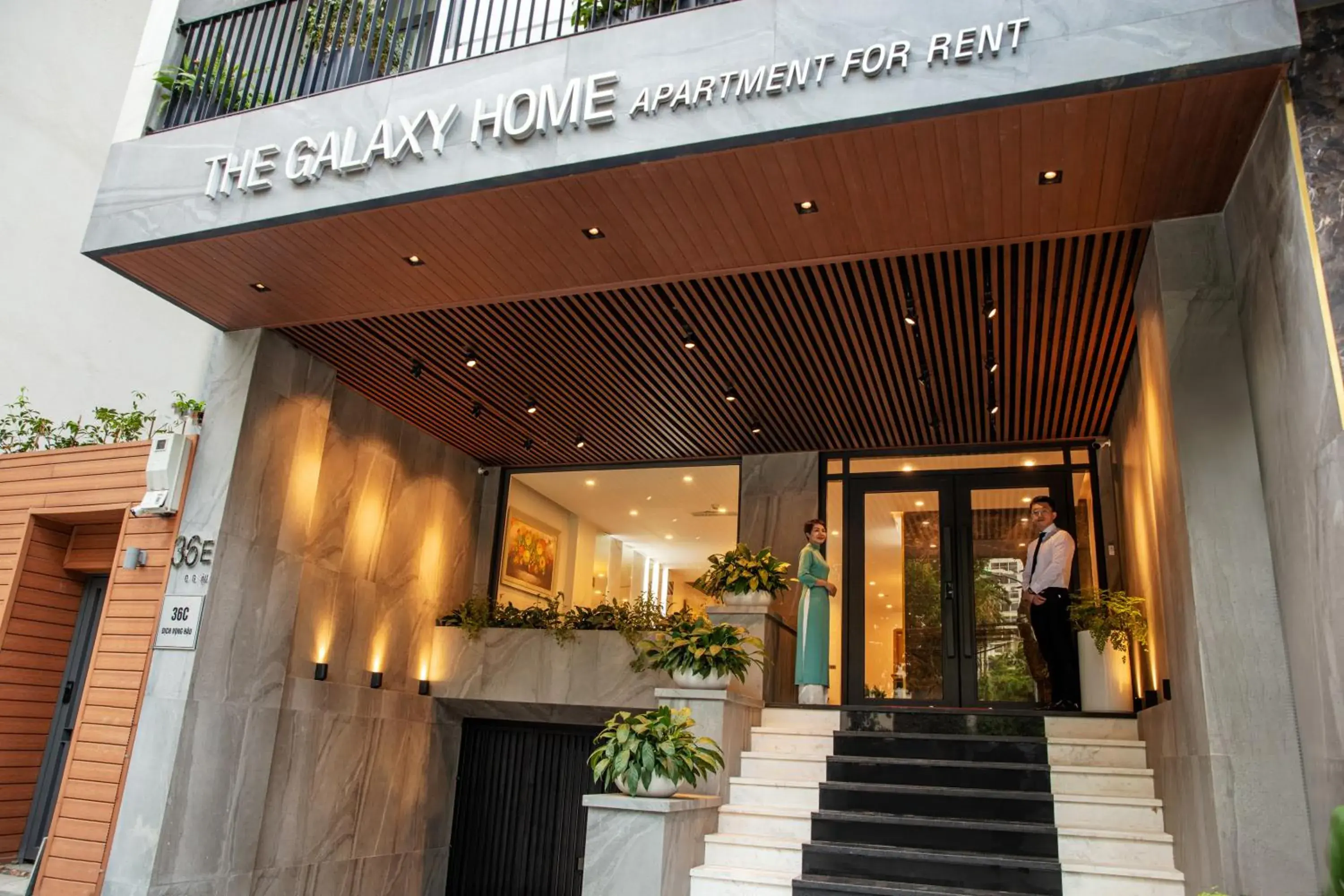 Facade/entrance in The Galaxy Home Hotel & Apartment Facade/entrance in The Galaxy Home Hotel & Apartment