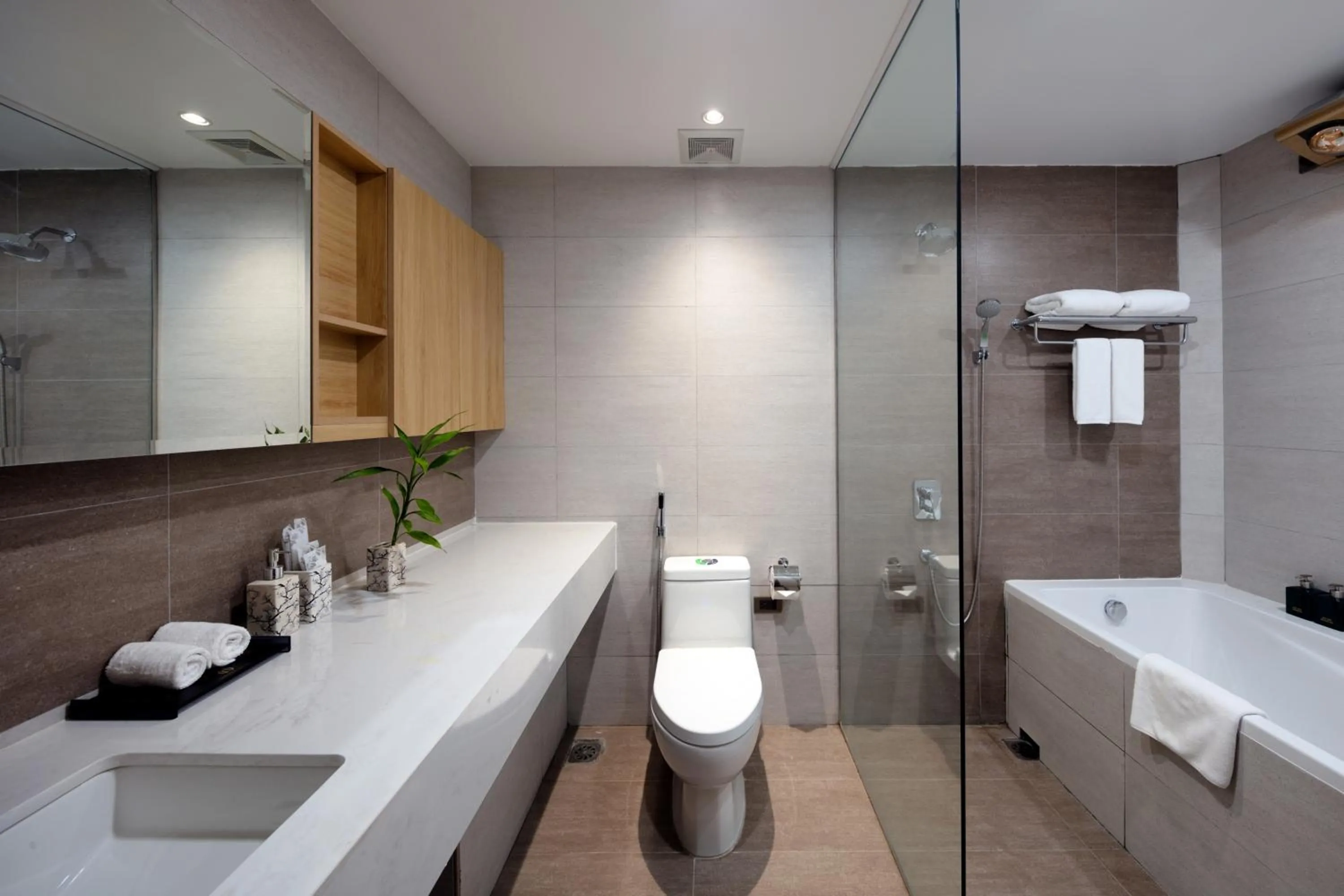 Bathroom in The Galaxy Home Hotel & Apartment