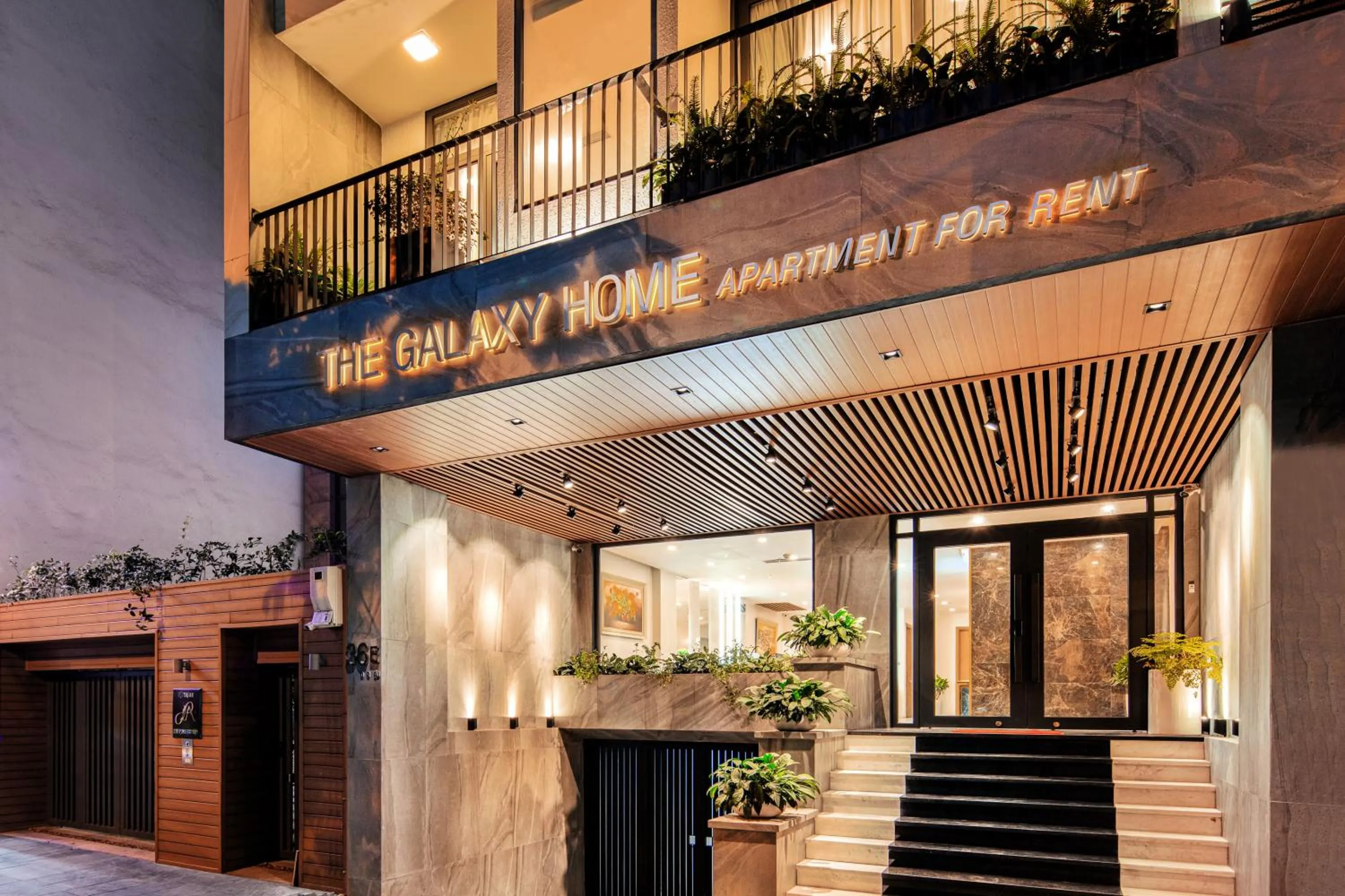 Facade/entrance in The Galaxy Home Hotel & Apartment