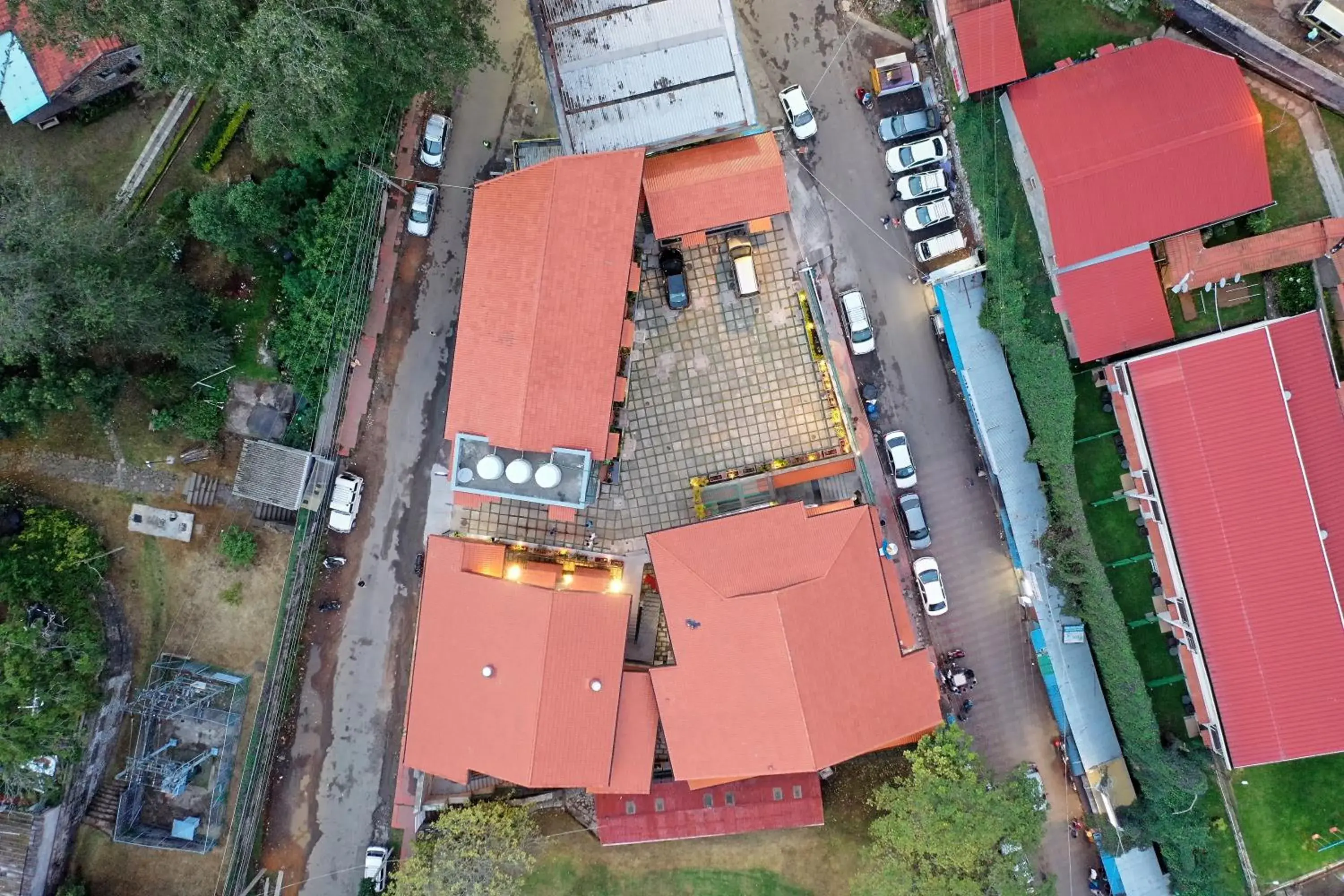 Bird's eye view in Hotel Raindrops Bird's eye view in Hotel Raindrops