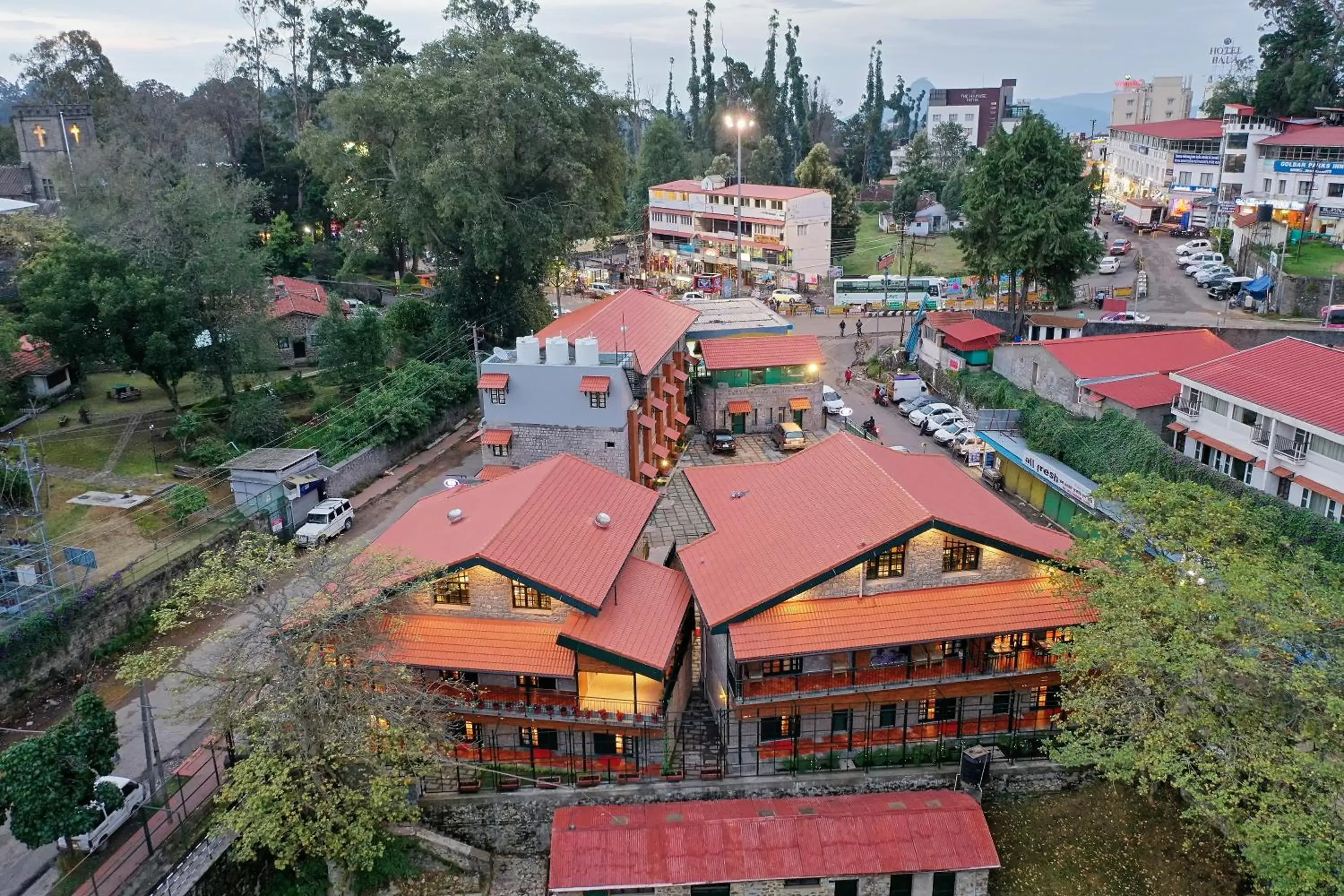 Bird's eye view in Hotel Raindrops Bird's eye view in Hotel Raindrops