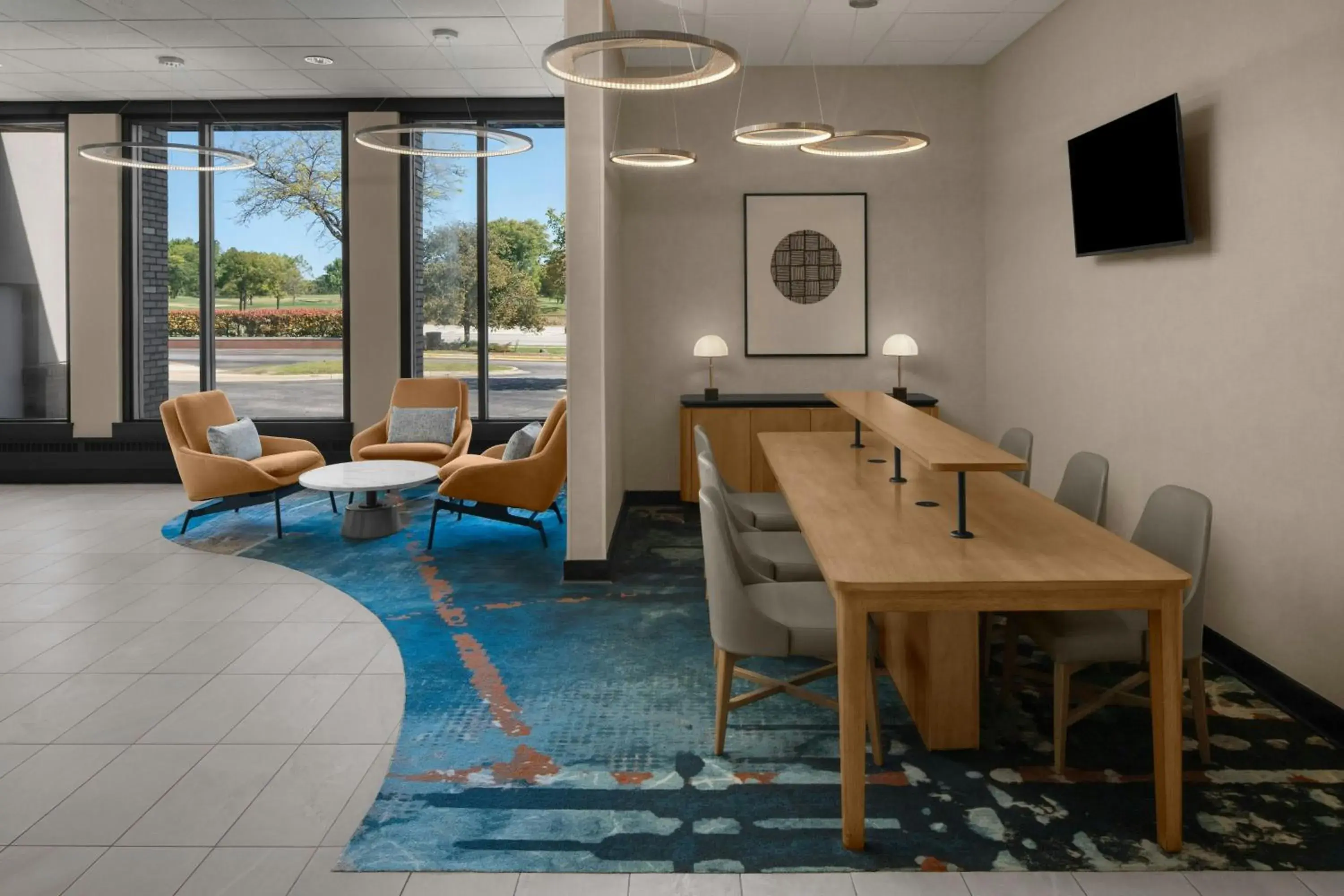 Lobby or reception in Sheraton Milwaukee Brookfield Lobby or reception in Sheraton Milwaukee Brookfield