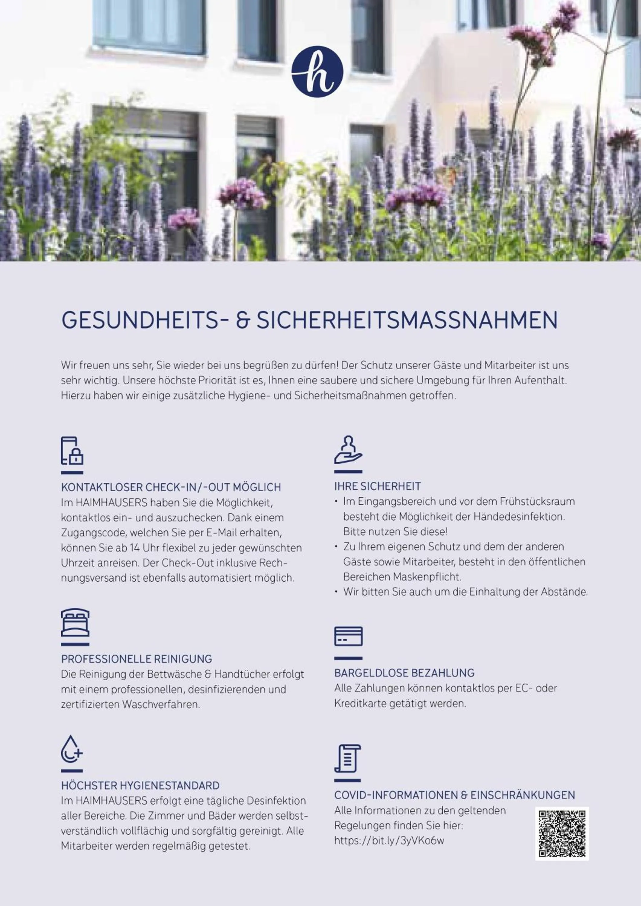 Off site in HAIMHAUSERS Hotel Garni