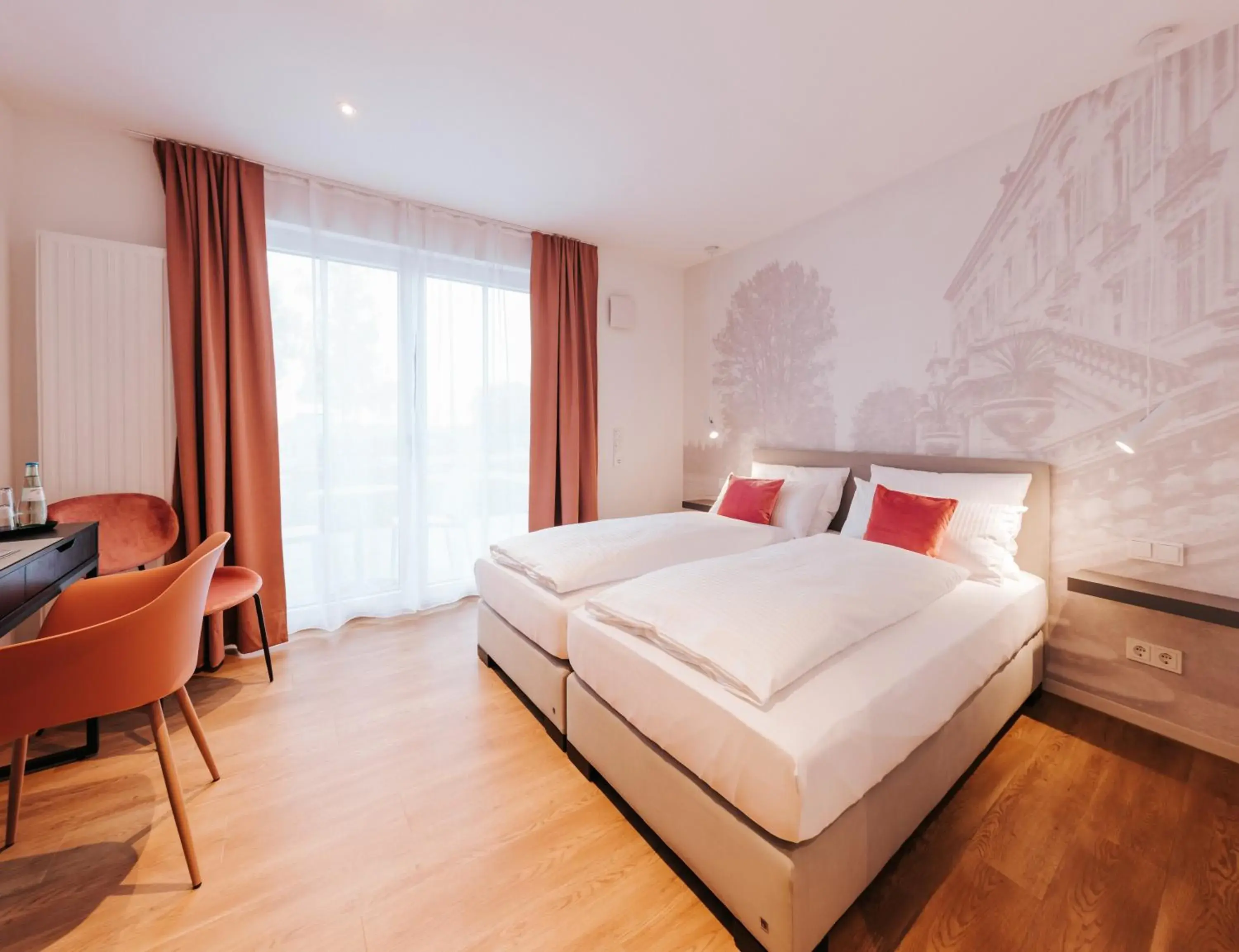 Twin Room in HAIMHAUSERS Hotel Garni Twin Room in HAIMHAUSERS Hotel Garni