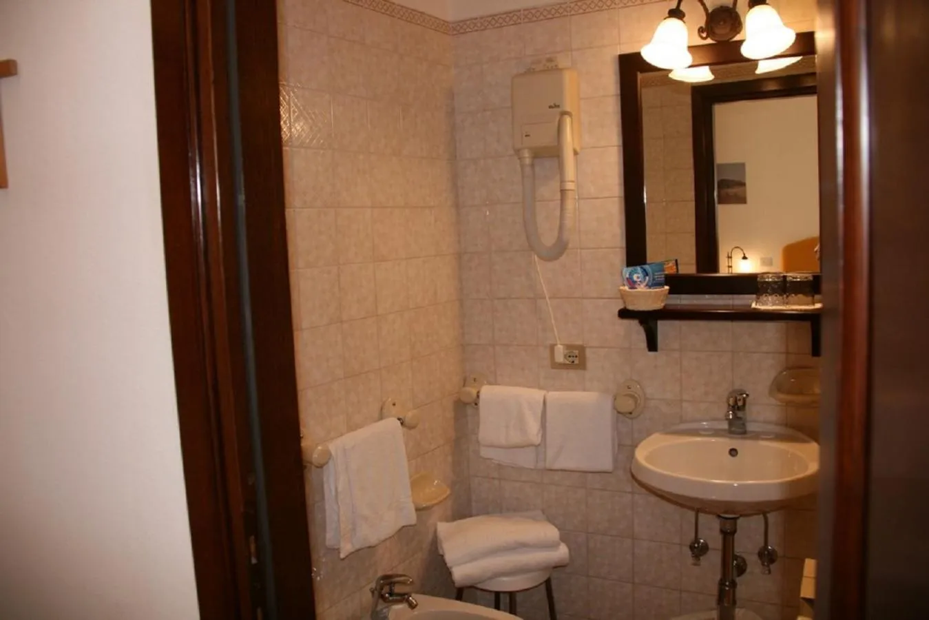 Bathroom in Meublé il Riccio