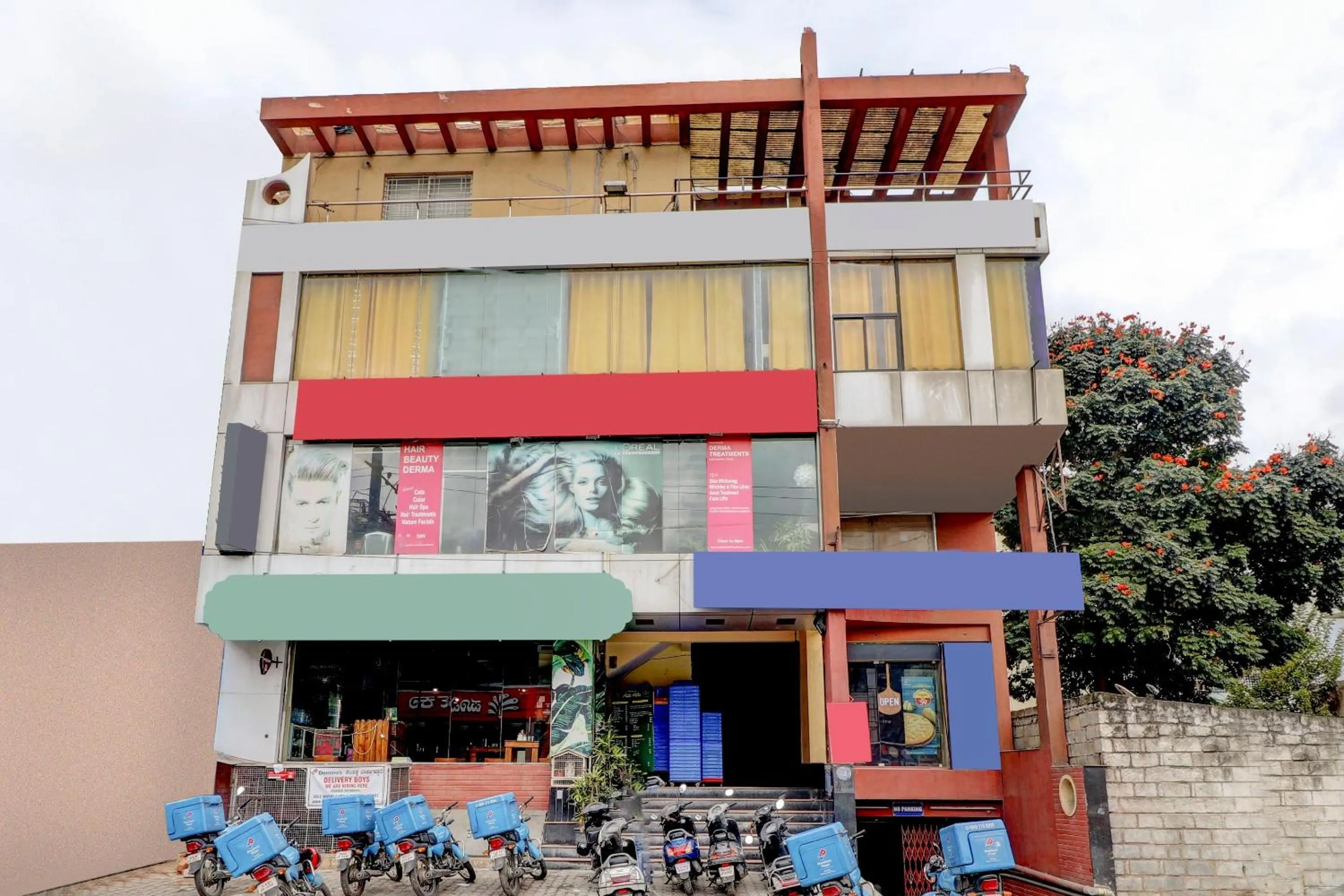 Facade/entrance in Hotel O Home Exotic Stay Bsk rd Stage