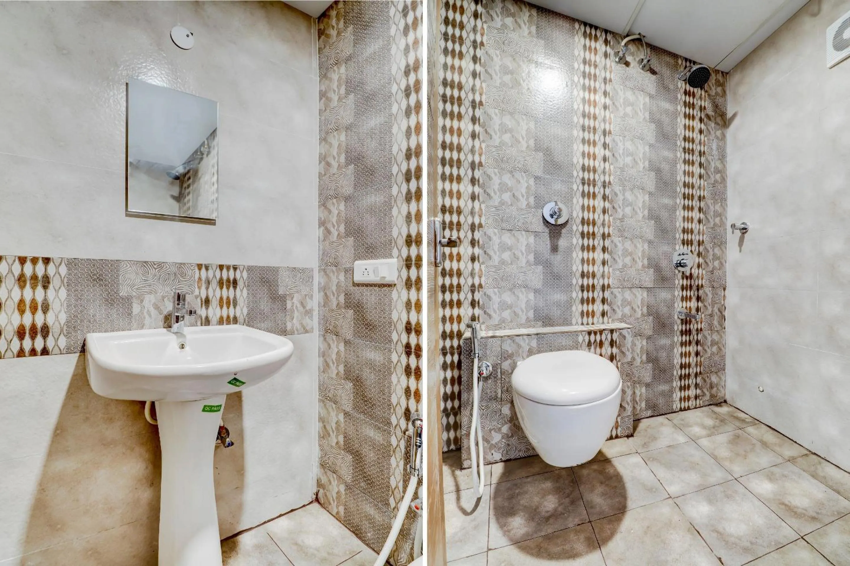 Bathroom in Hotel O Home Exotic Stay Bsk rd Stage