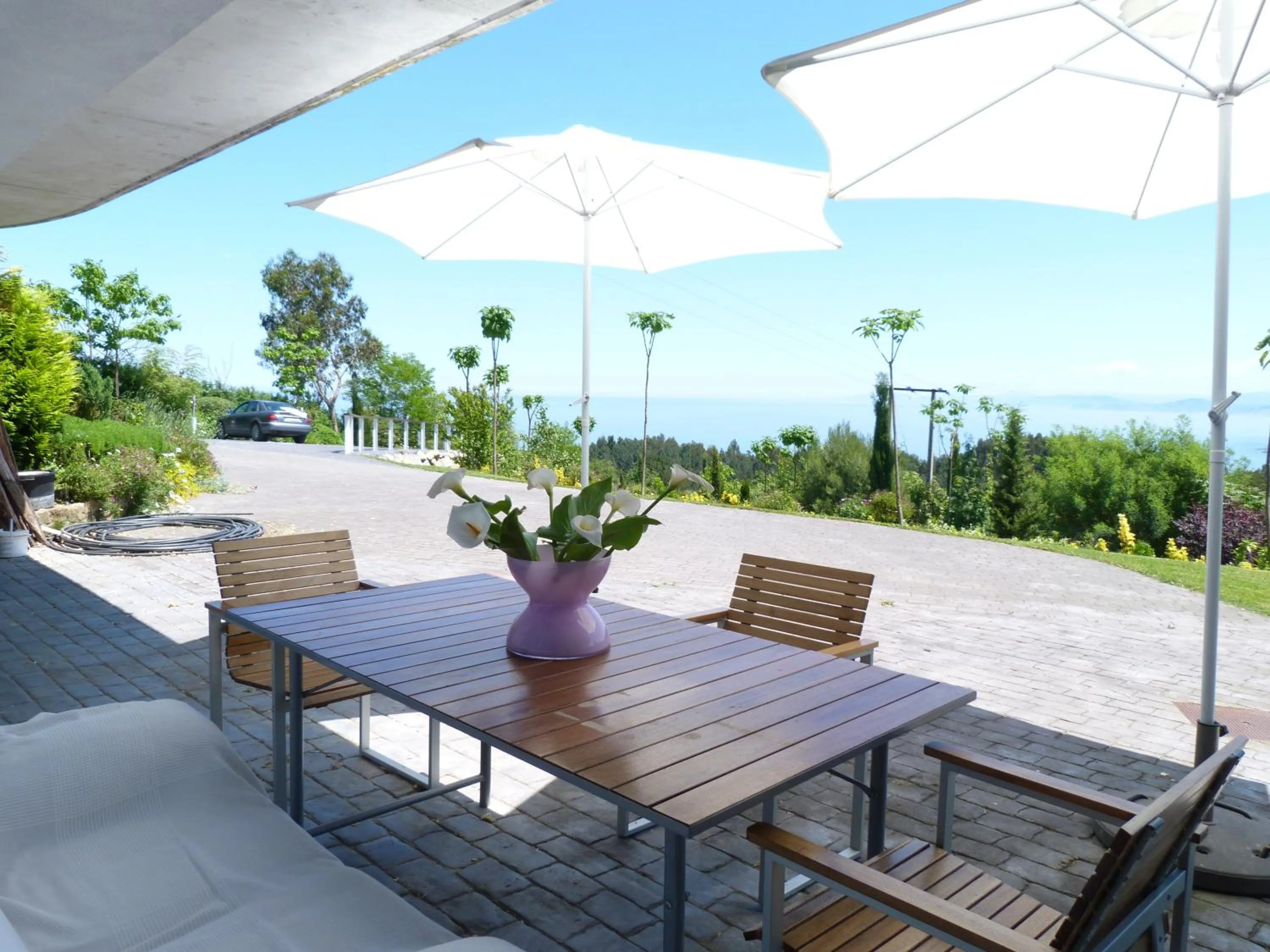 Patio in Hotel Garazar