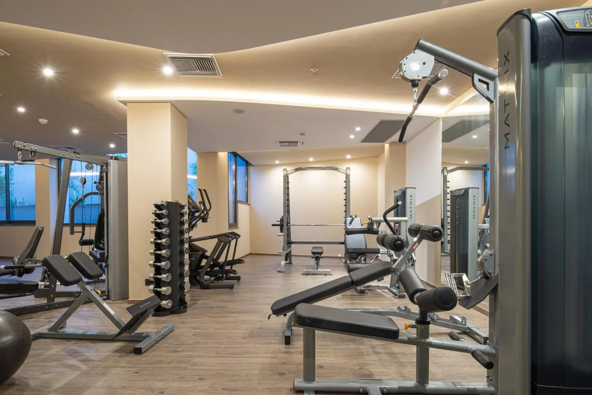 Fitness centre/facilities in Portes Lithos Luxury Resort