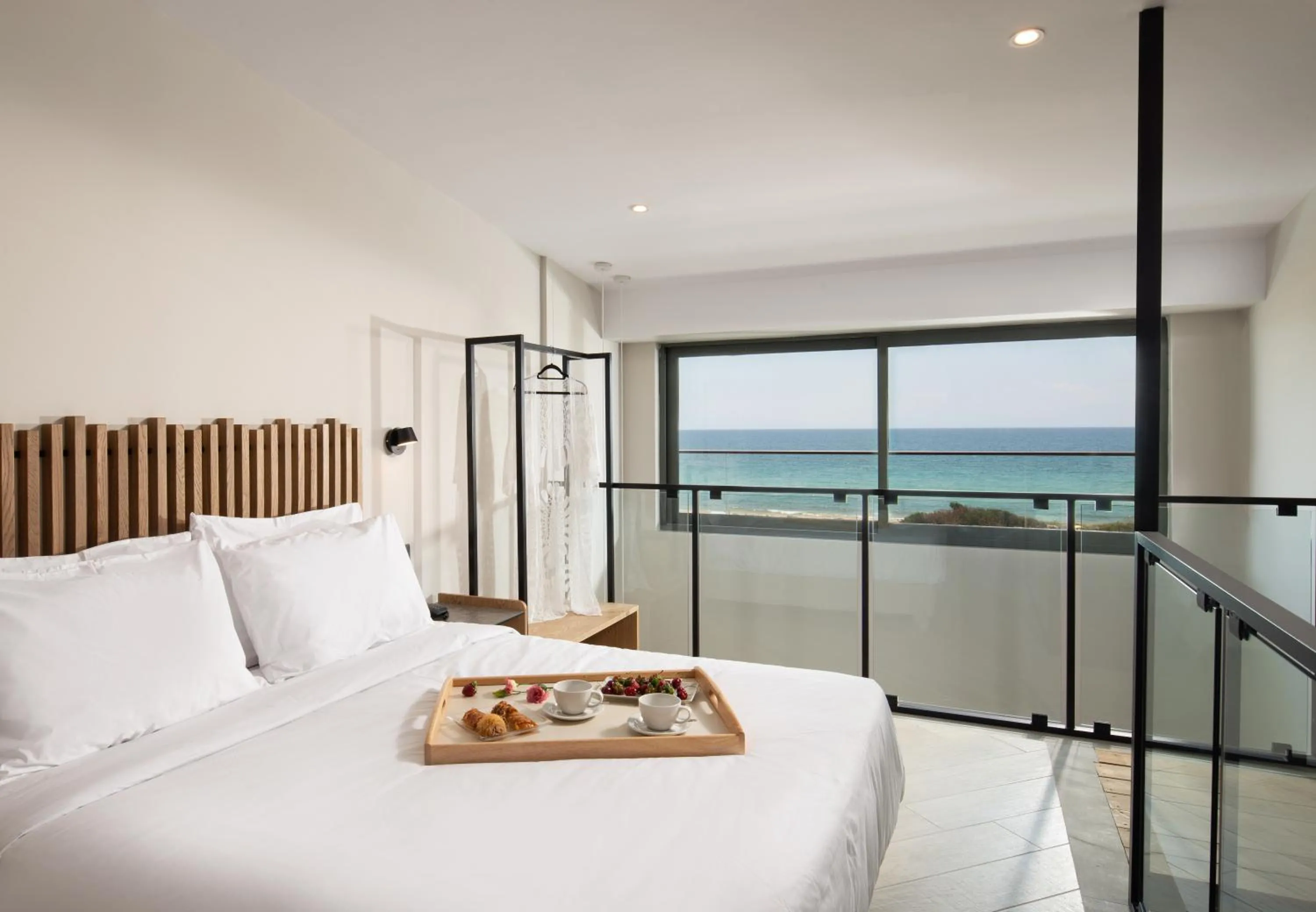 Bedroom, Bed in Portes Lithos Luxury Resort