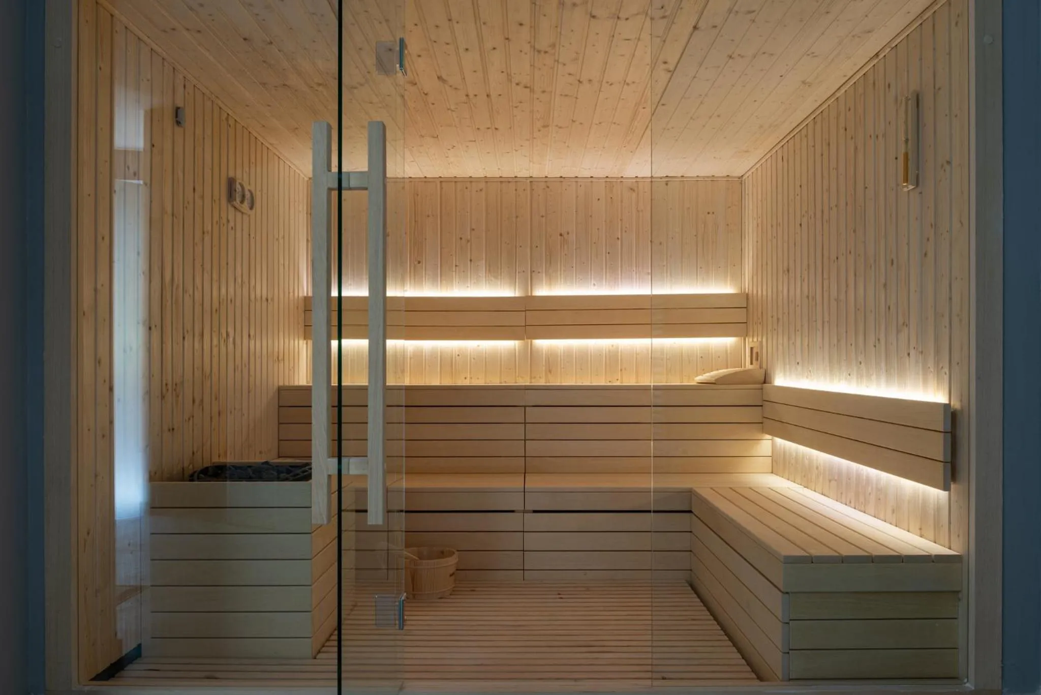 Sauna in Portes Lithos Luxury Resort