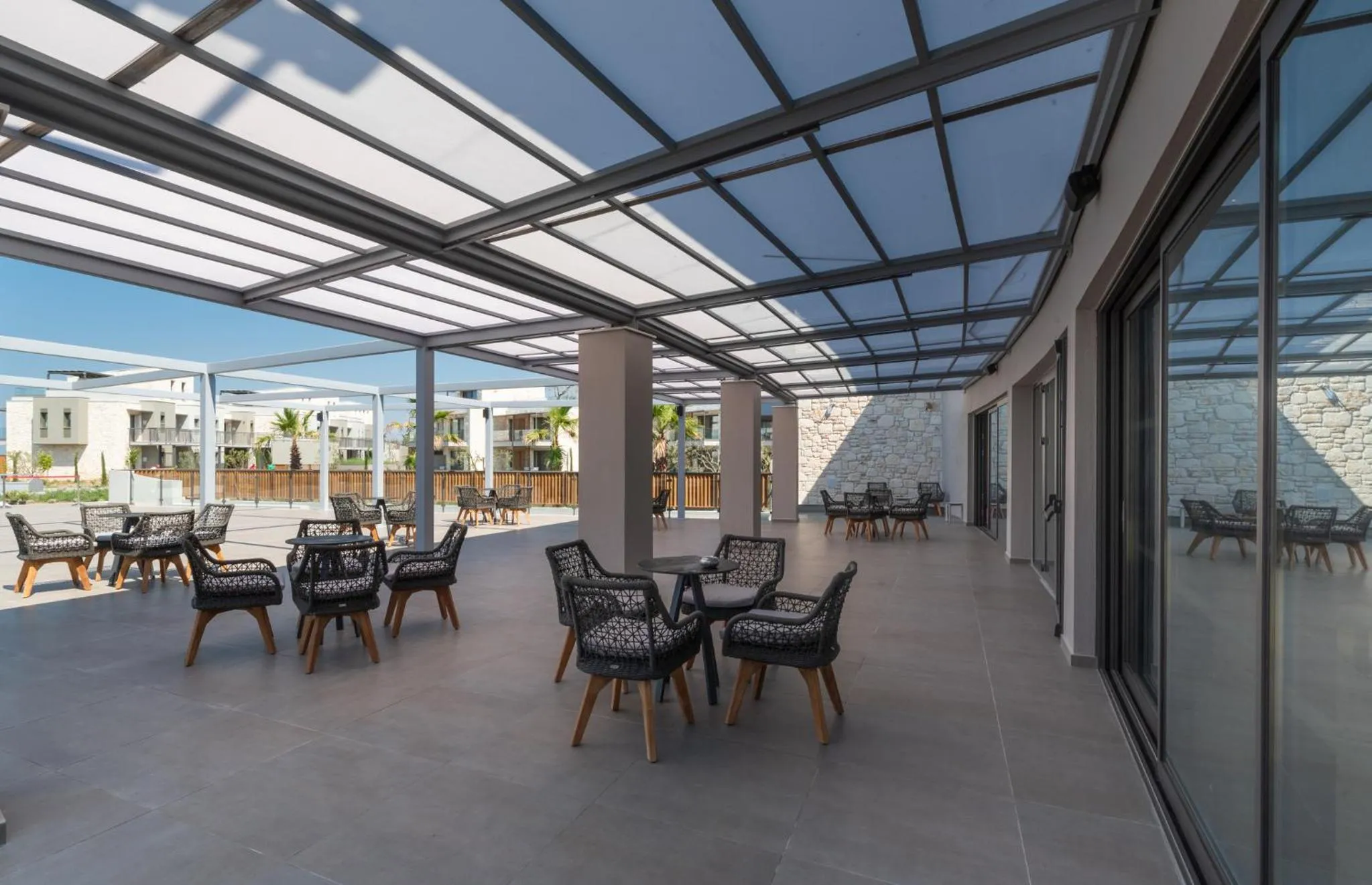 Balcony/Terrace in Portes Lithos Luxury Resort