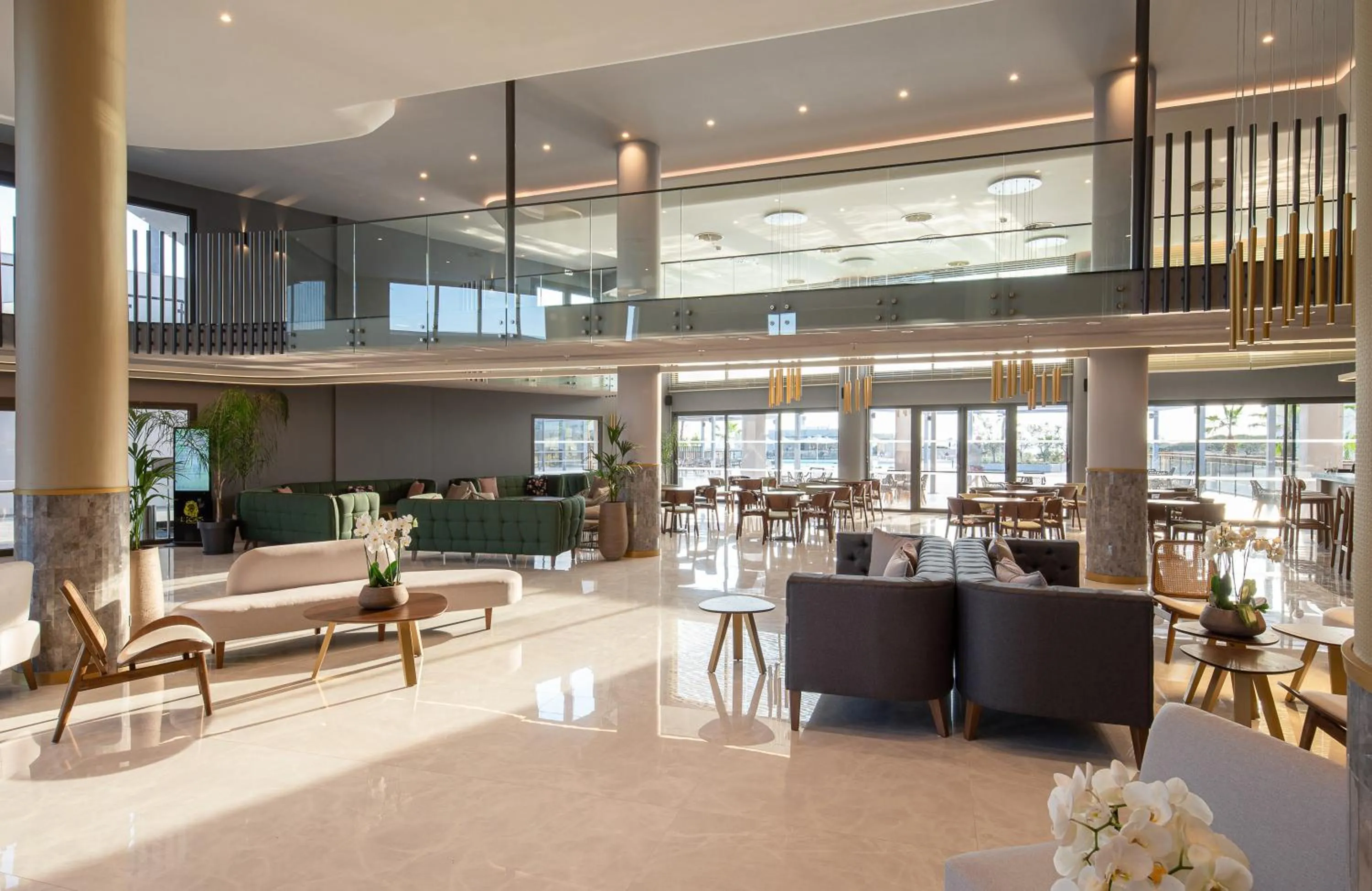 Lobby or reception in Portes Lithos Luxury Resort