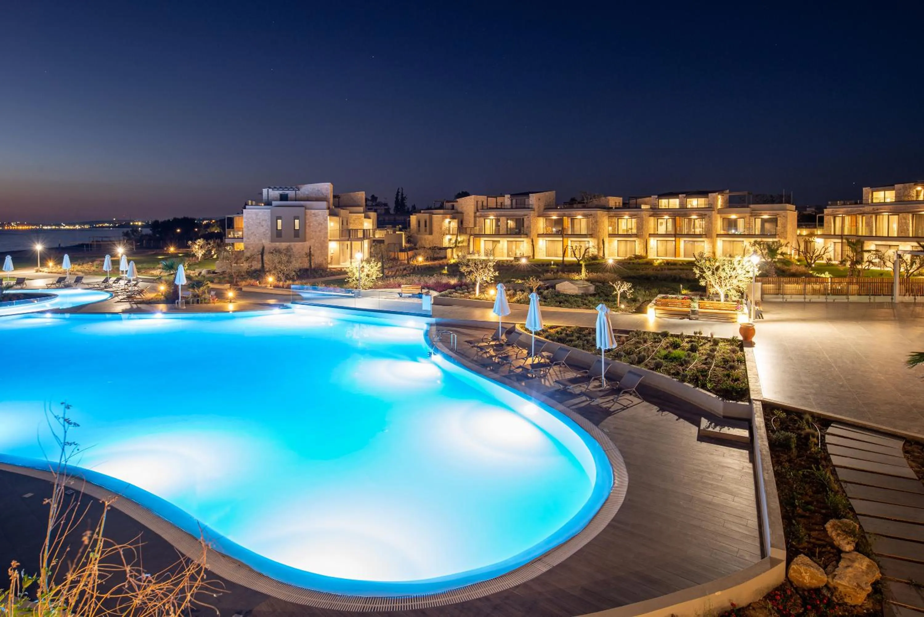 Swimming pool in Portes Lithos Luxury Resort