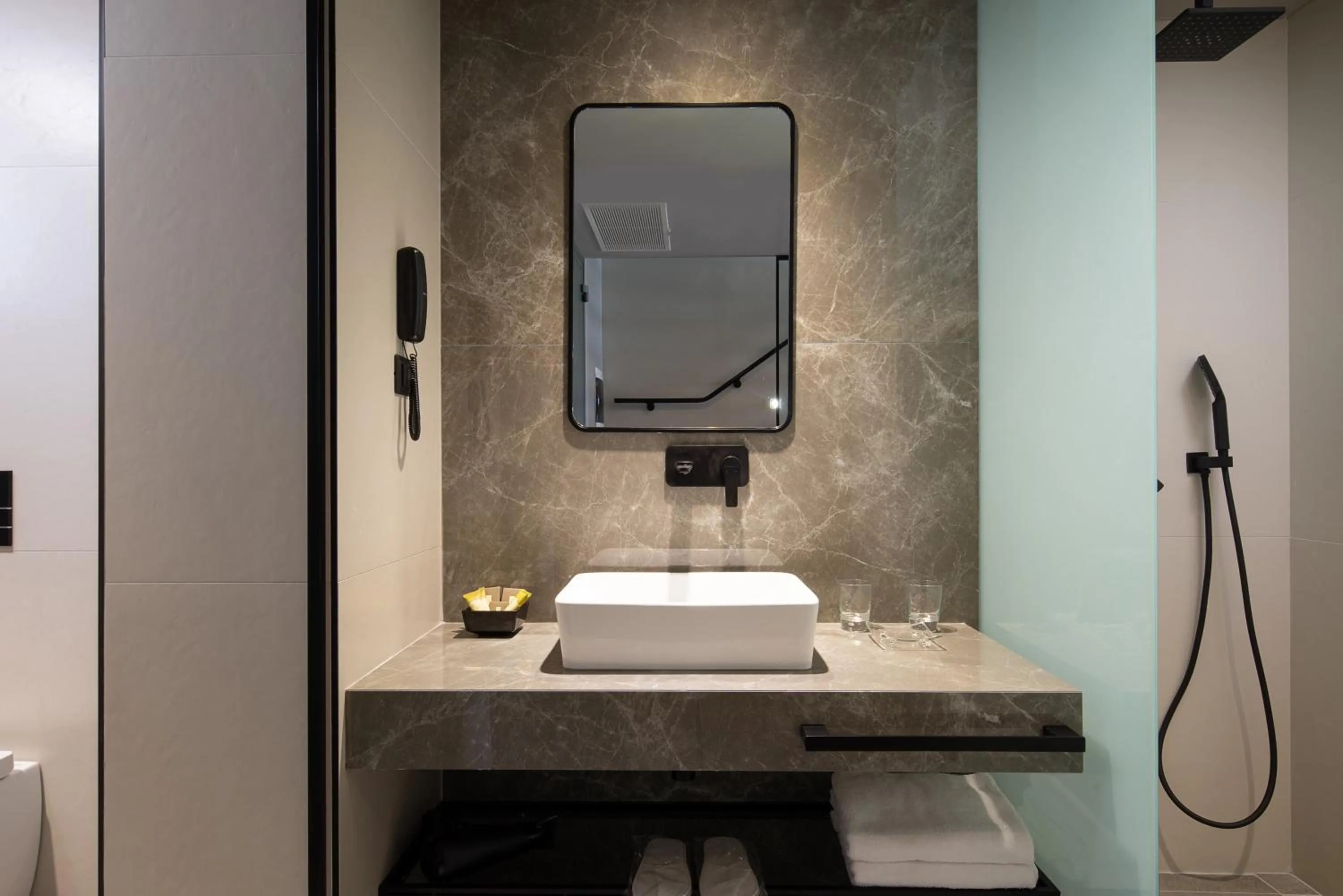 Bathroom in Portes Lithos Luxury Resort