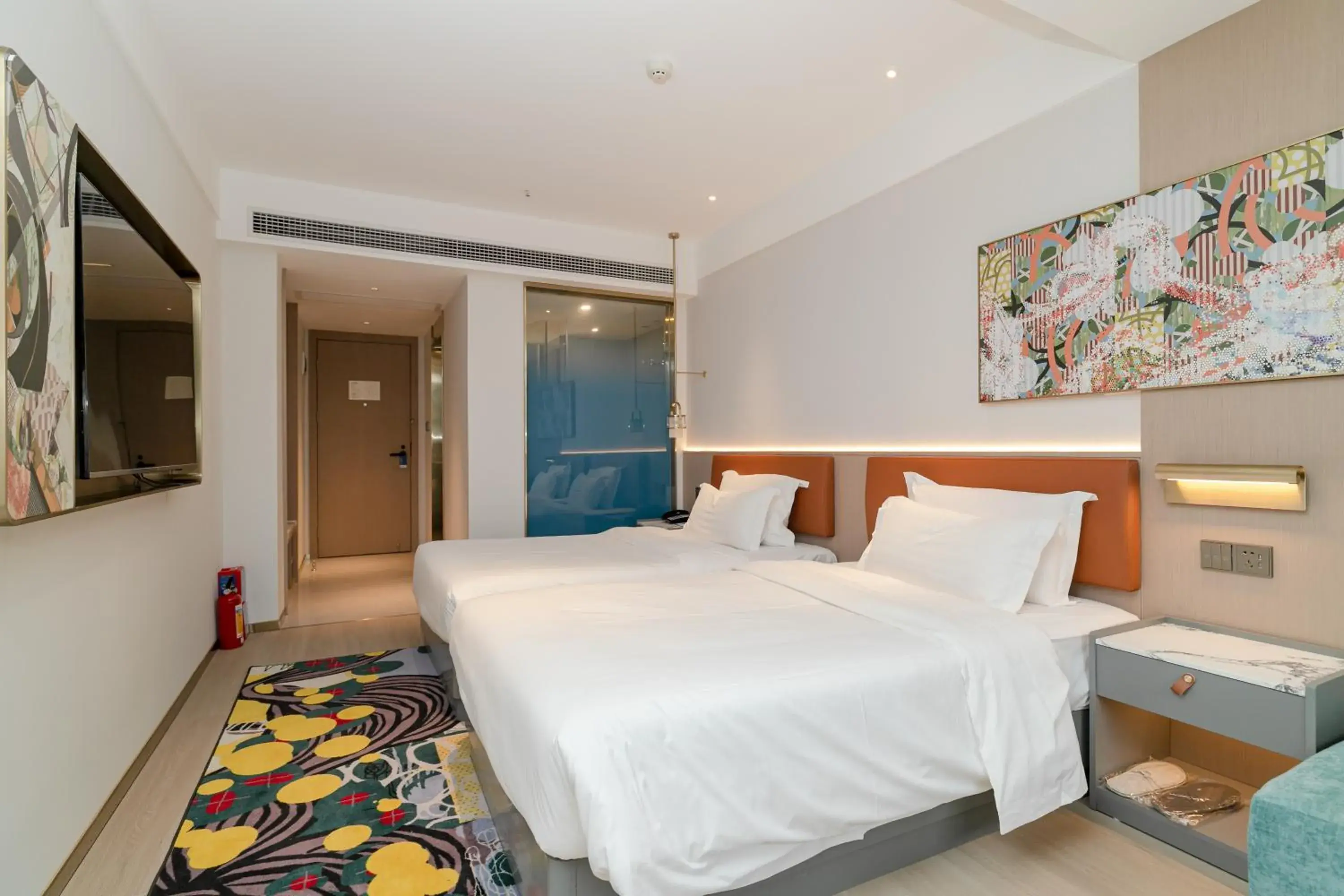 Bed in Insail Hotels Guangzhou Beijing Road Pedestrian Branch Bed in Insail Hotels Guangzhou Beijing Road Pedestrian Branch