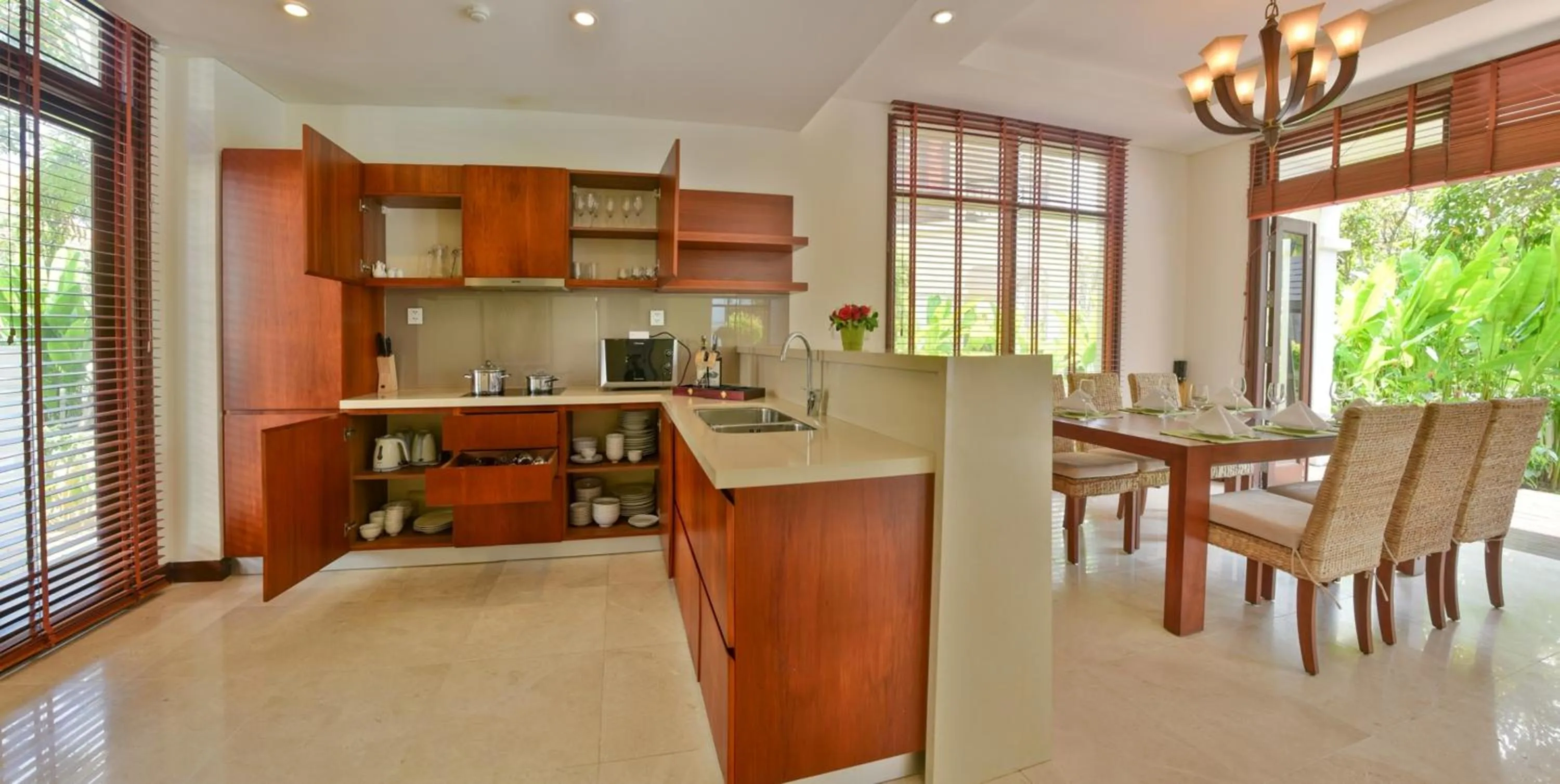 Kitchen or kitchenette in Furama Villas Danang