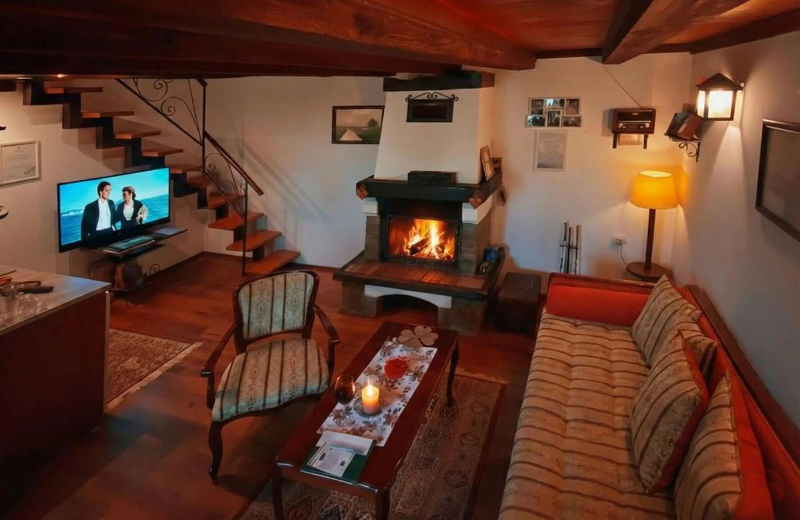 Living room in Ranč Platan - smeštaj u Nacionalnom parku Fruška gora