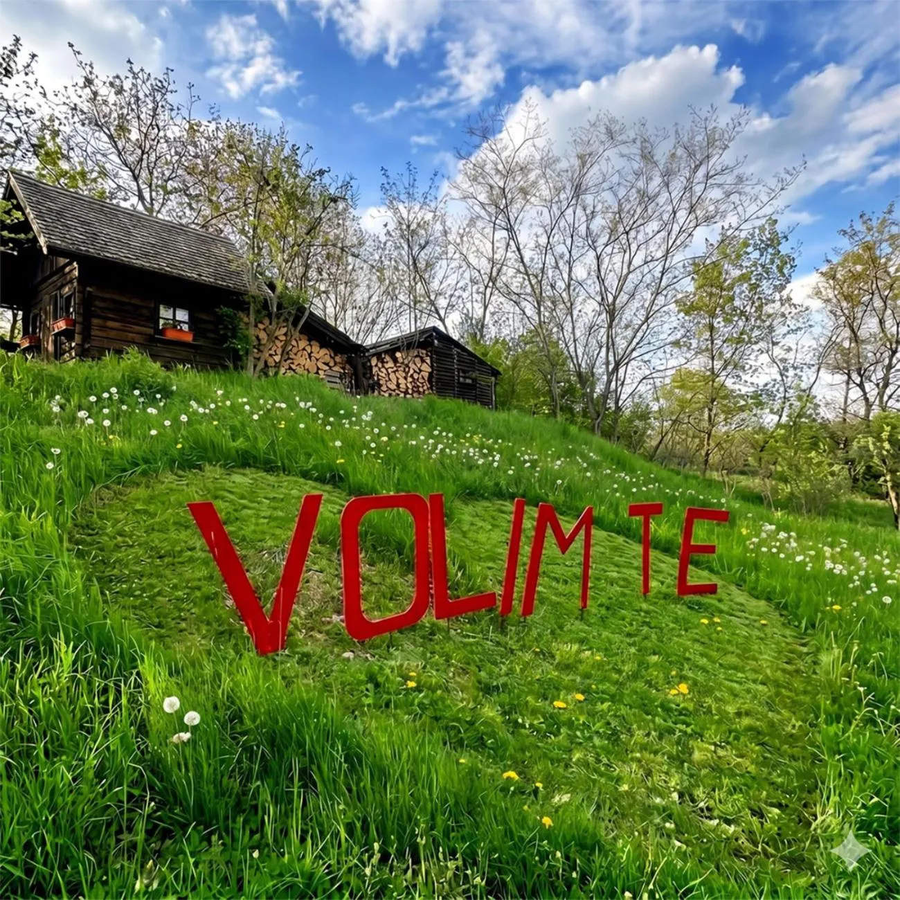 Garden view in Ranč Platan - smeštaj u Nacionalnom parku Fruška gora