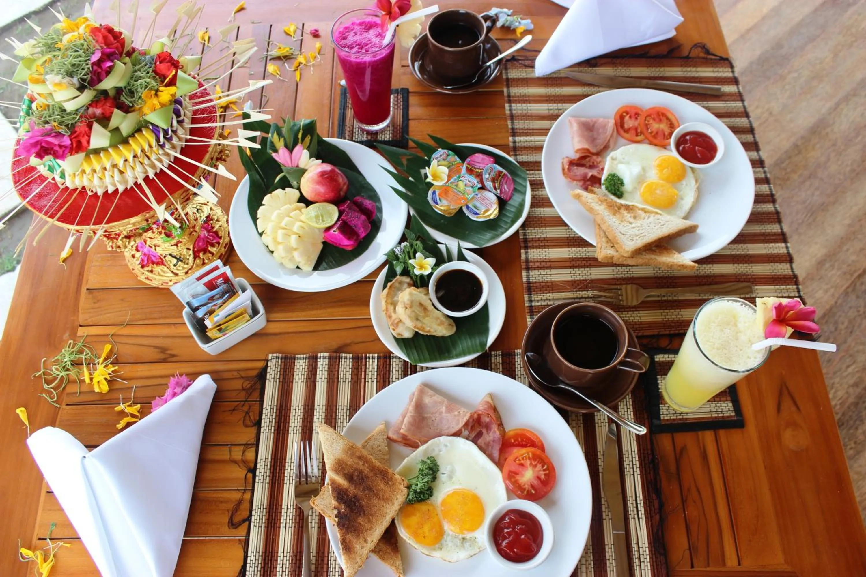 Food in Umma Bali Menjangan Retreat