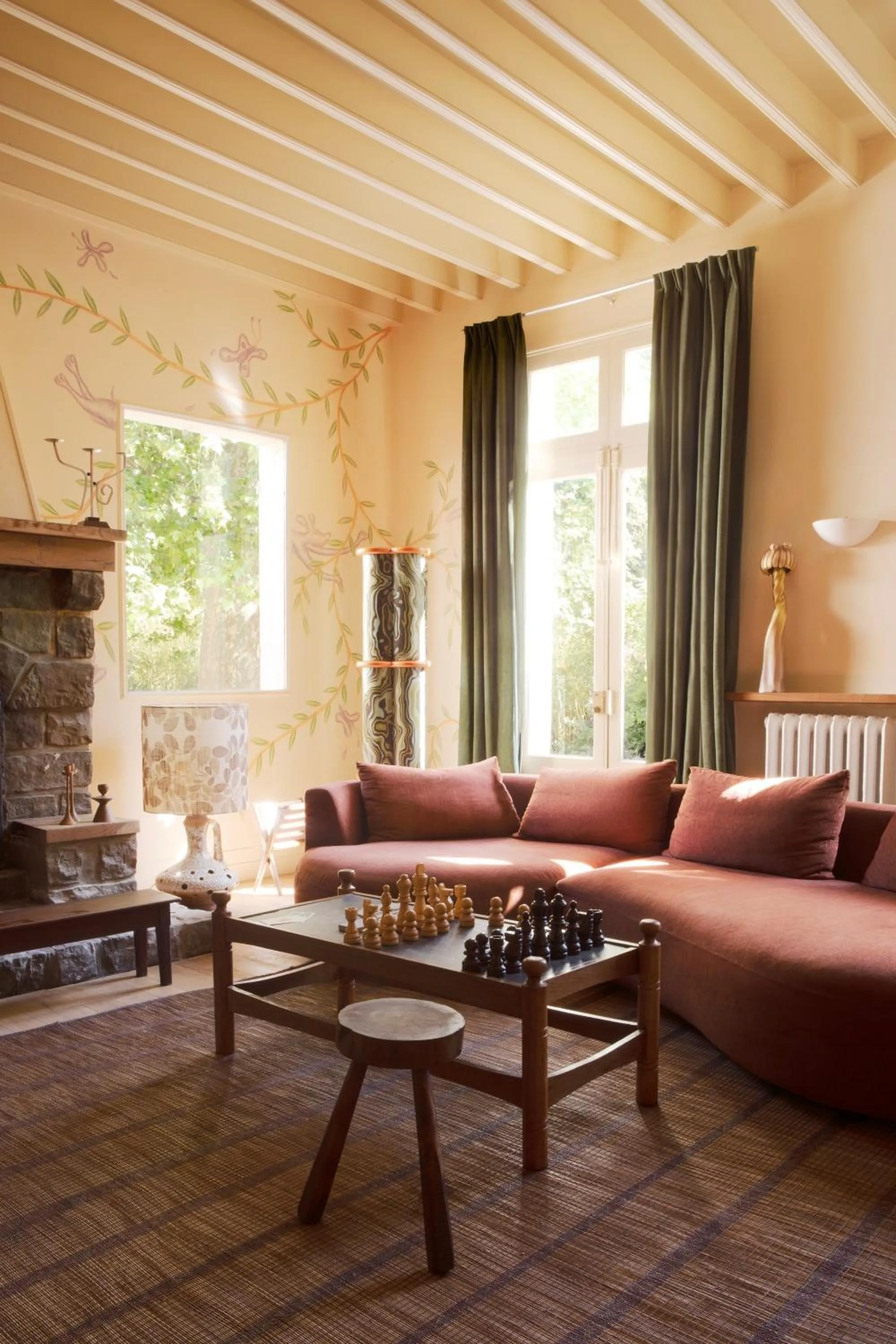 Living room in La Folie Barbizon
