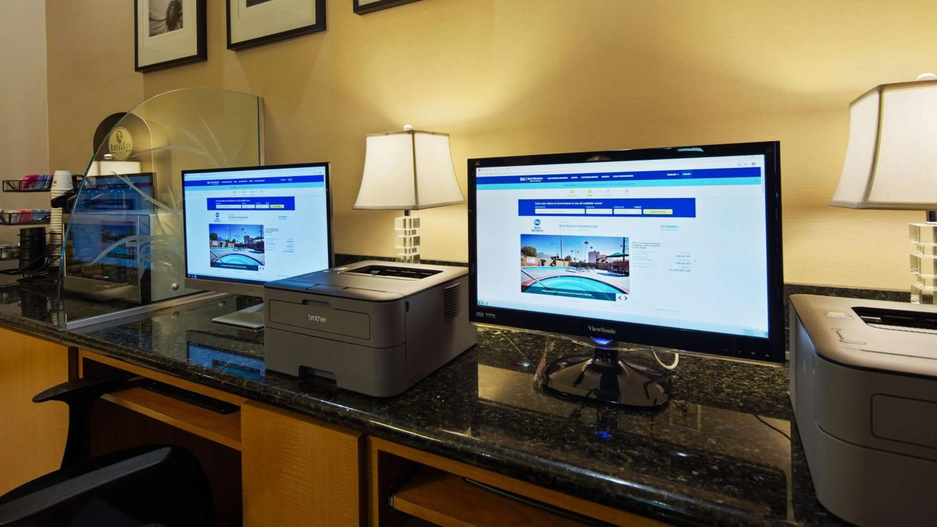 On site in Best Western Pasadena Inn