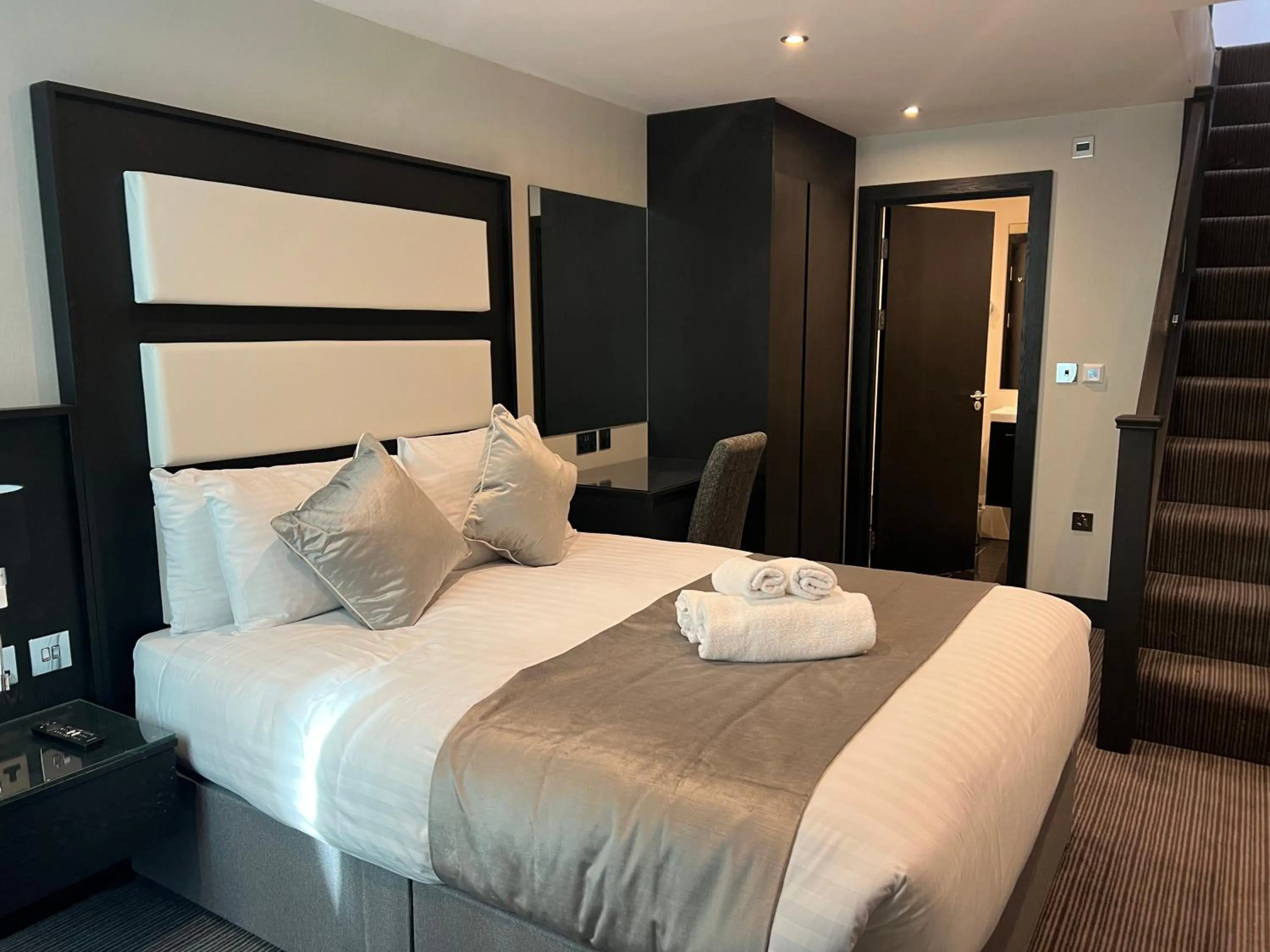 Bed in Hatton Garden Hotel