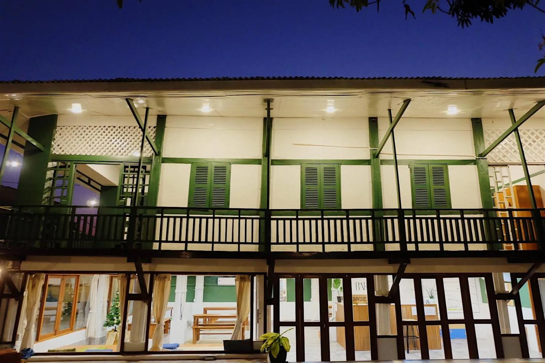 Property building in Barn Laos Hostel