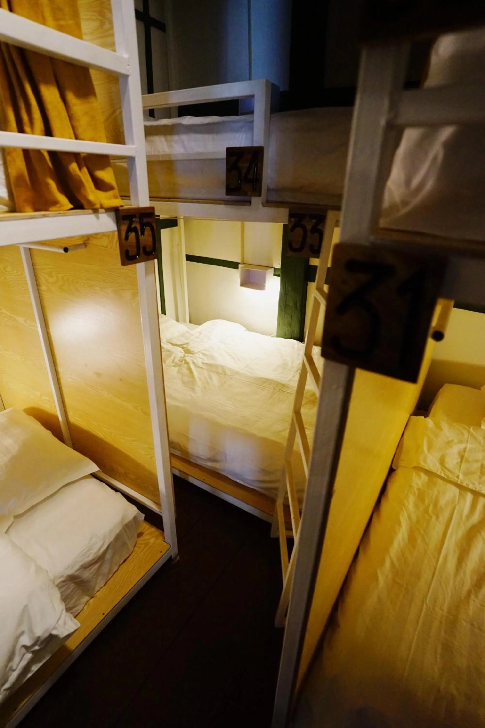 bunk bed, Bed in Barn Laos Hostel