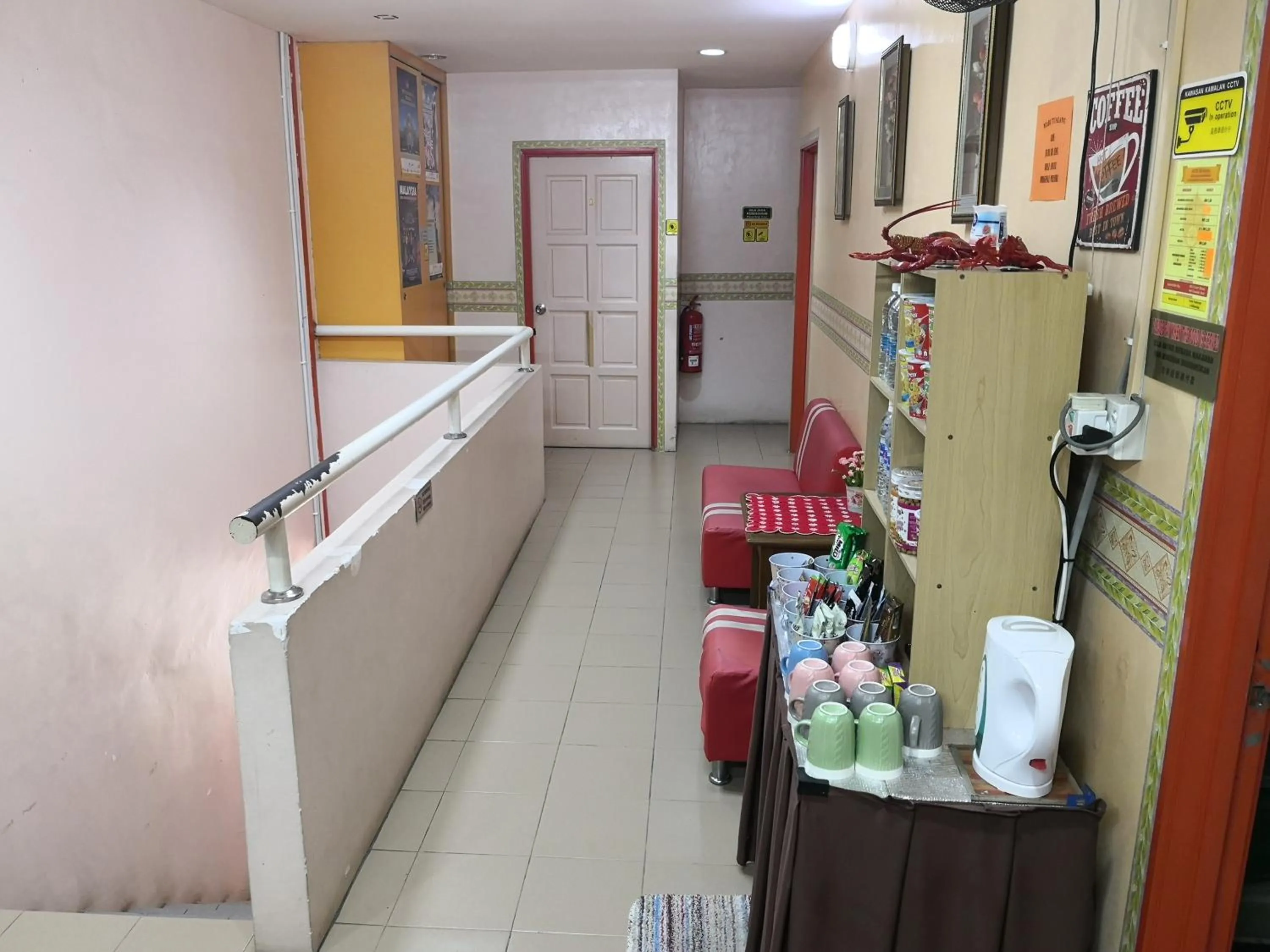 Seating area in Hotel Sri Bahau