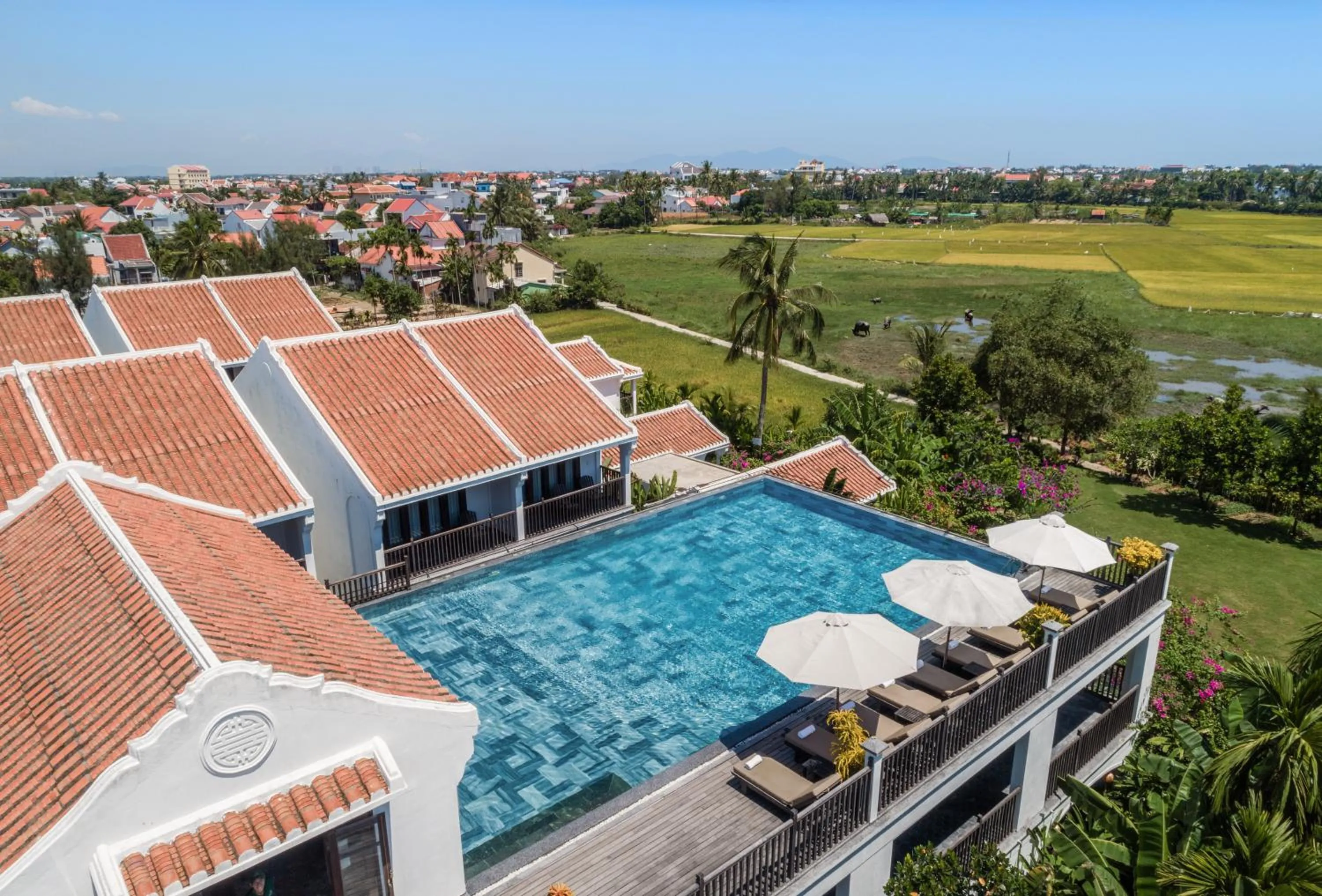 Swimming pool in Legacy Hoi An Resort